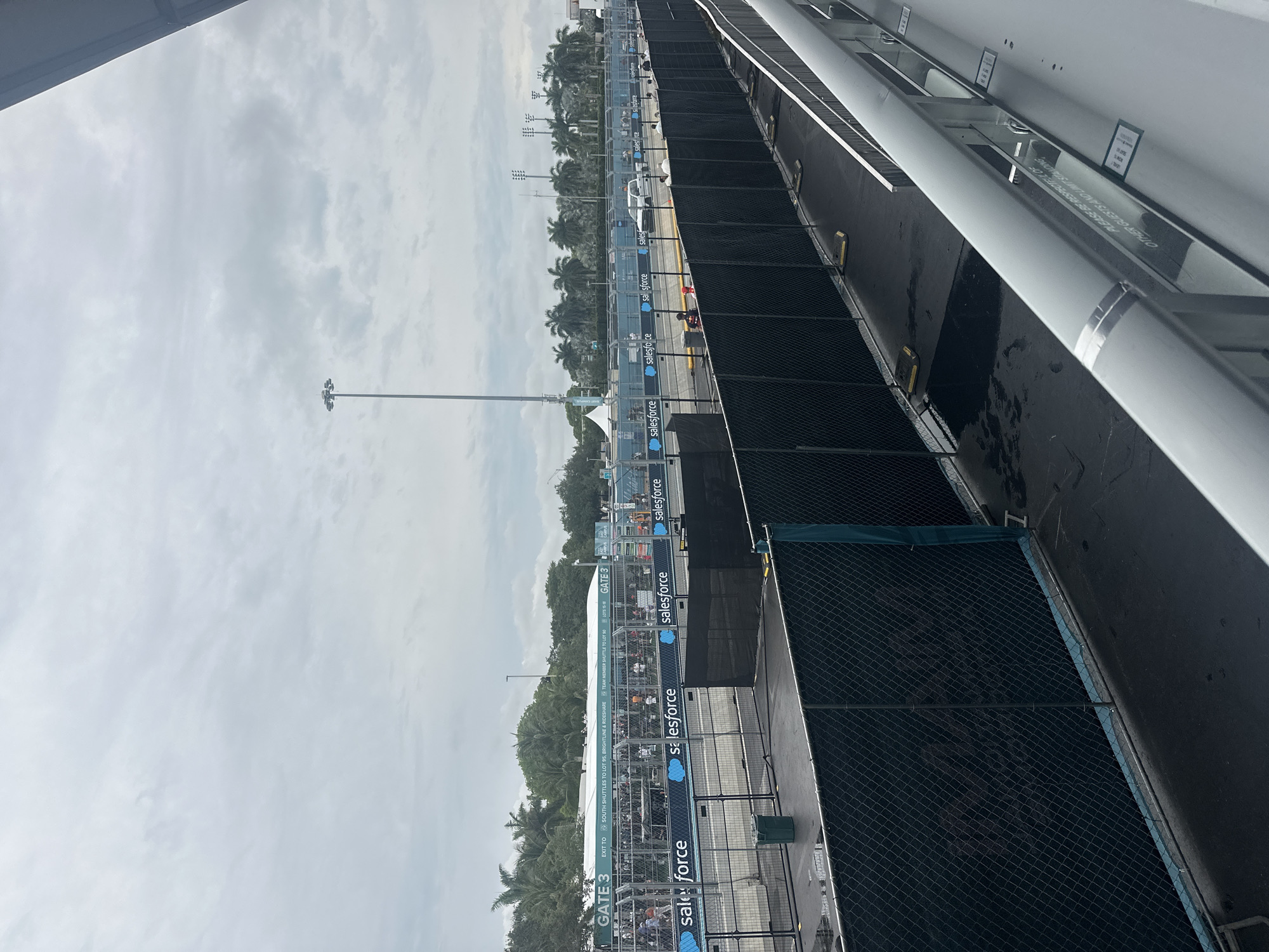 Pedestrian area documented at Miami International Autodrome