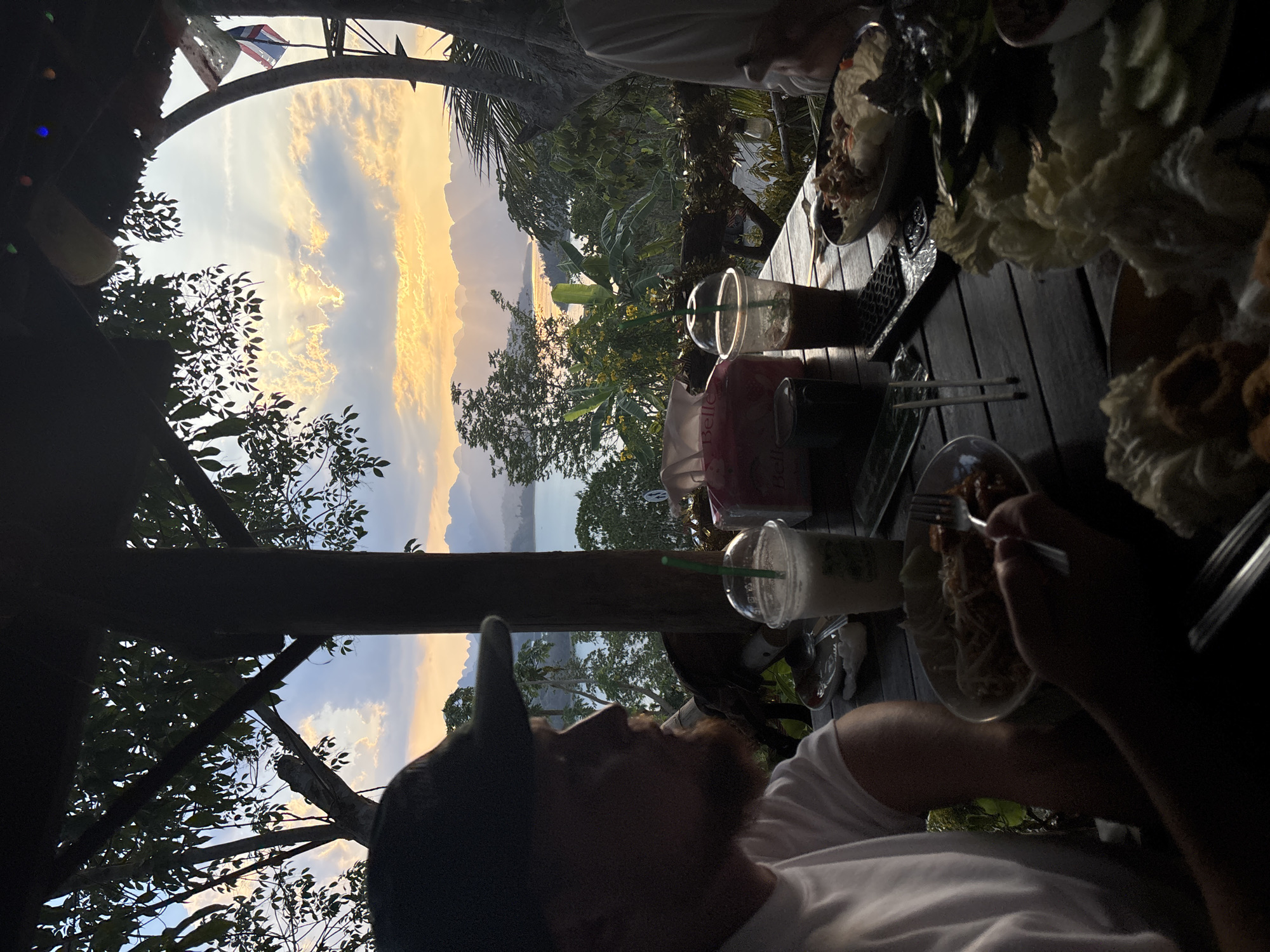 Lakeside dining captured in Ban Ta Khun, Thailand