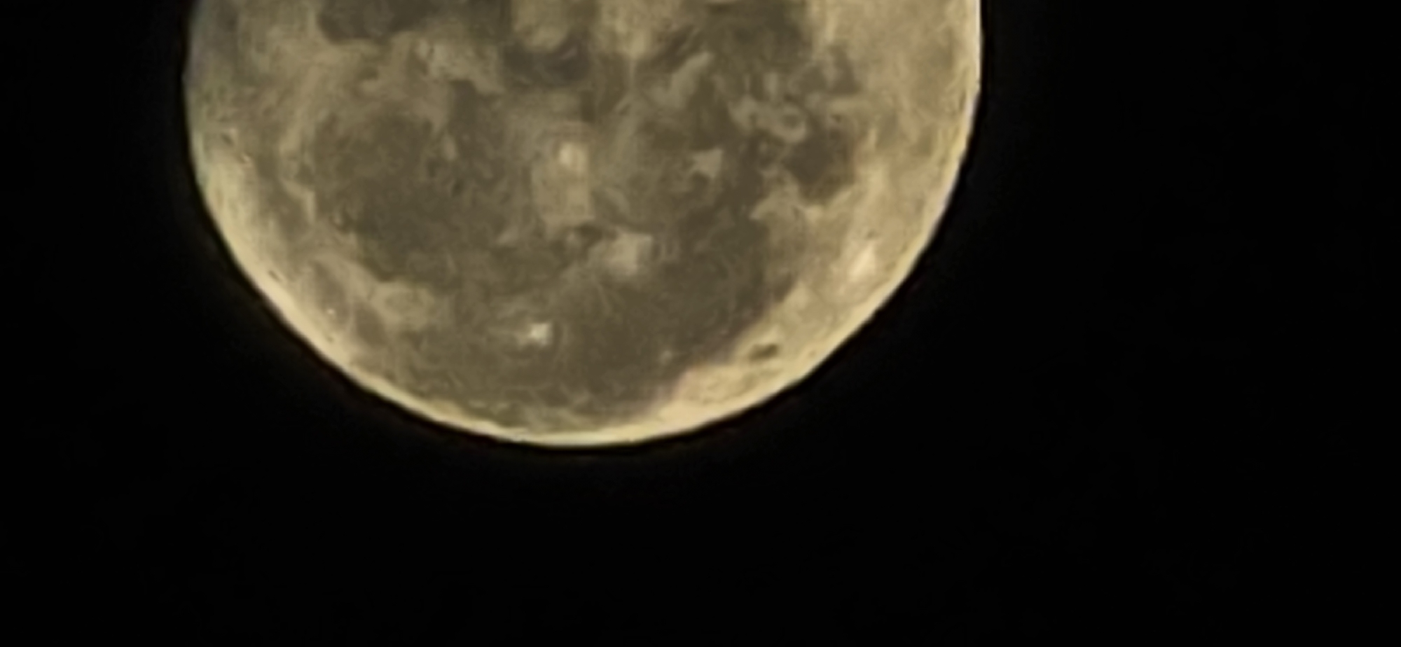 Moon photographed over Burgas, craters and maria visible