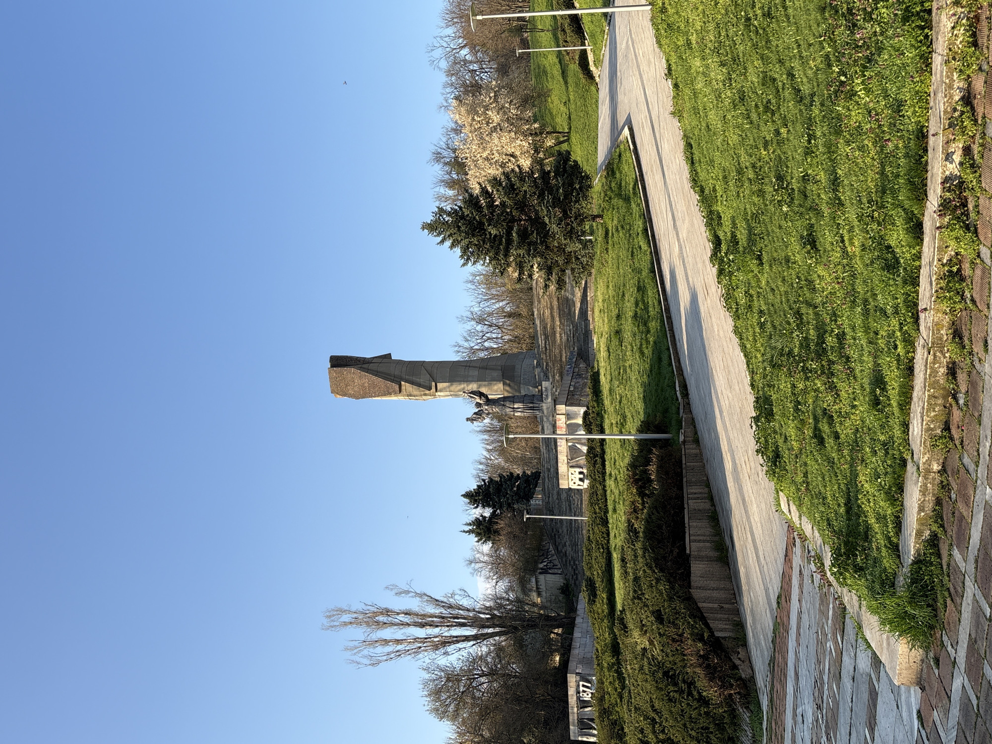 Historic Pleven Panorama monument photographed in Bulgaria