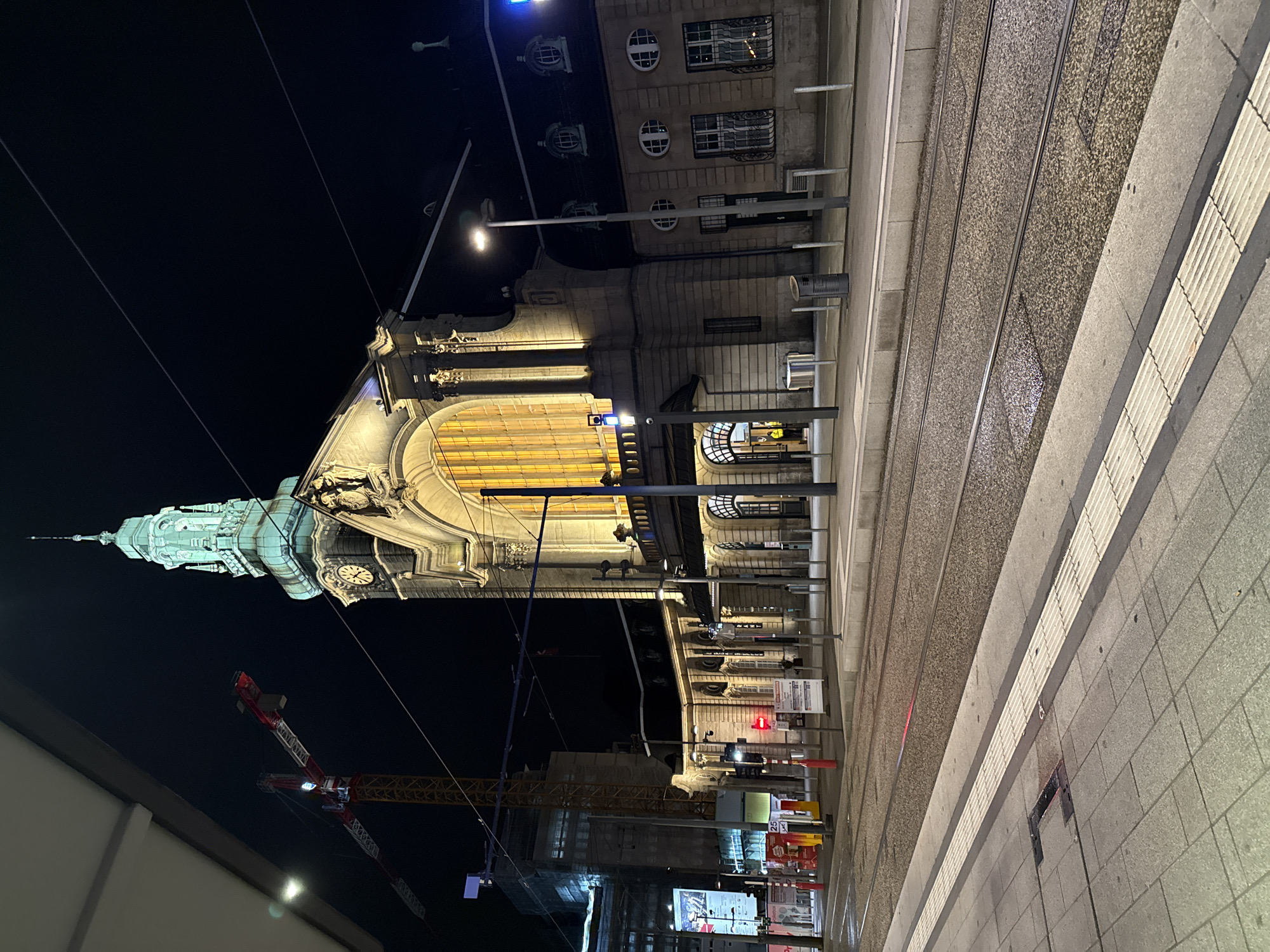 Nighttime view captures BCEE headquarters in Luxembourg City