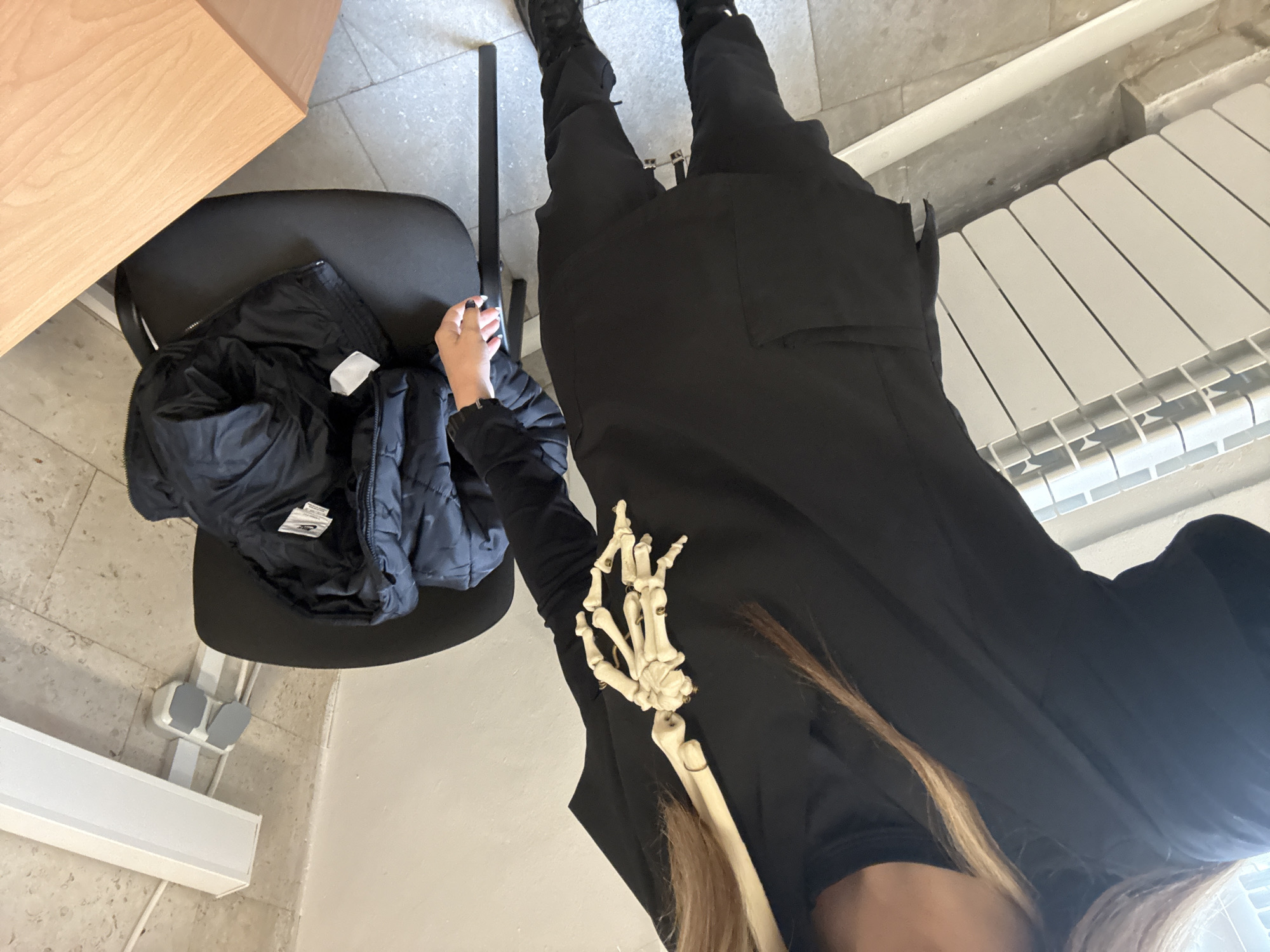 Medical students practice with anatomical models in Pleven classroom