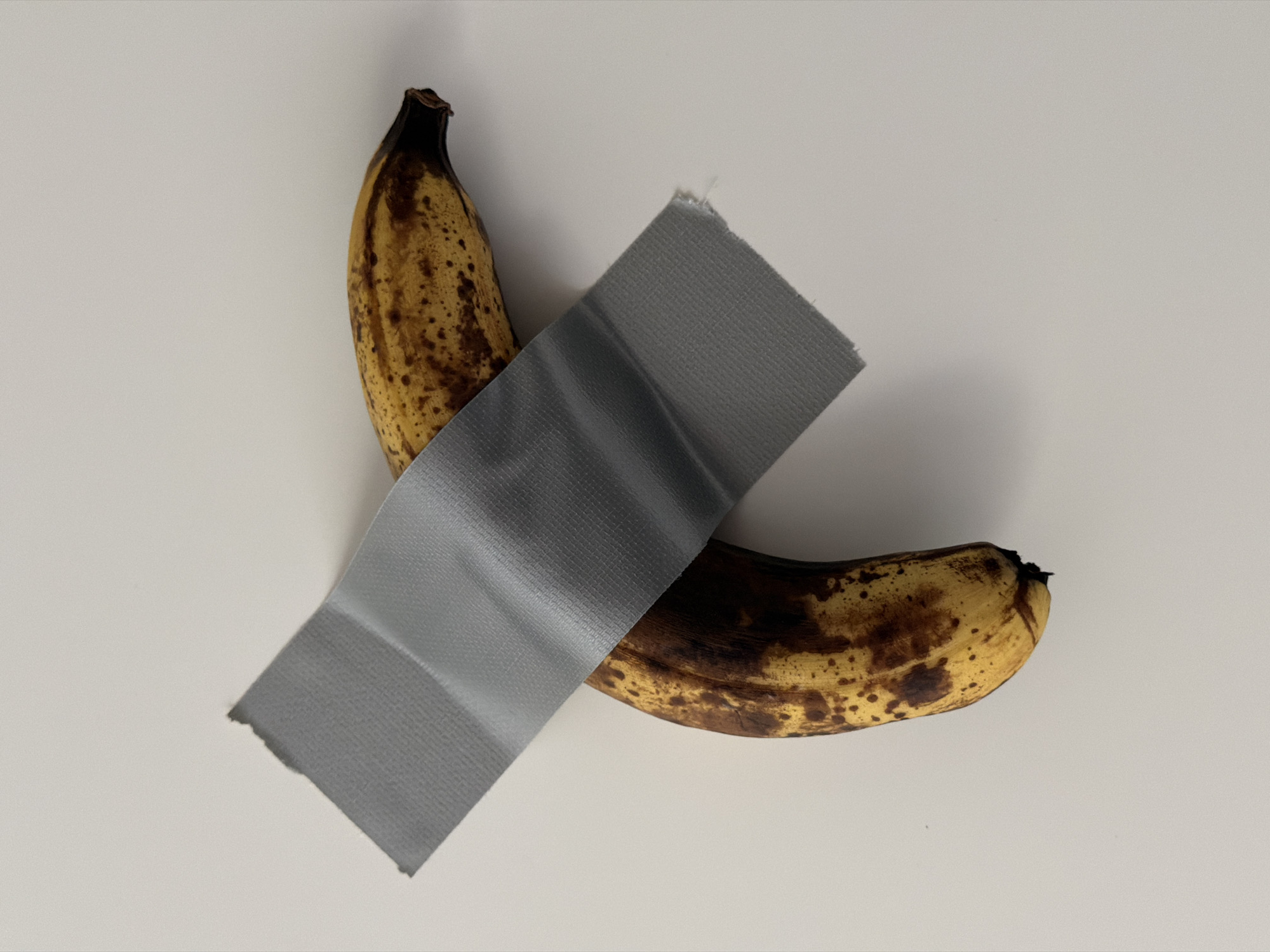 Overripe Banana Found Taped to Wall in Luxembourg