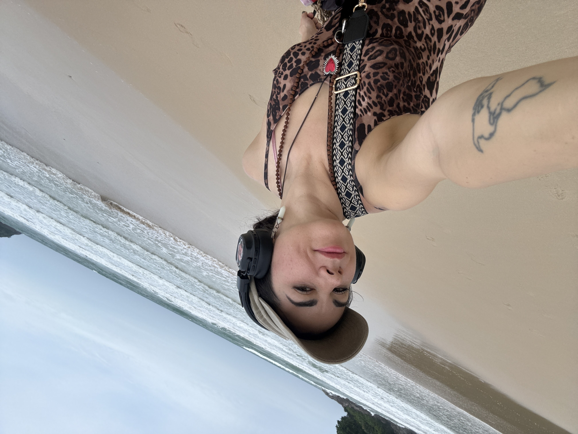 Overcast morning at Karon Beach, selfies and swimming