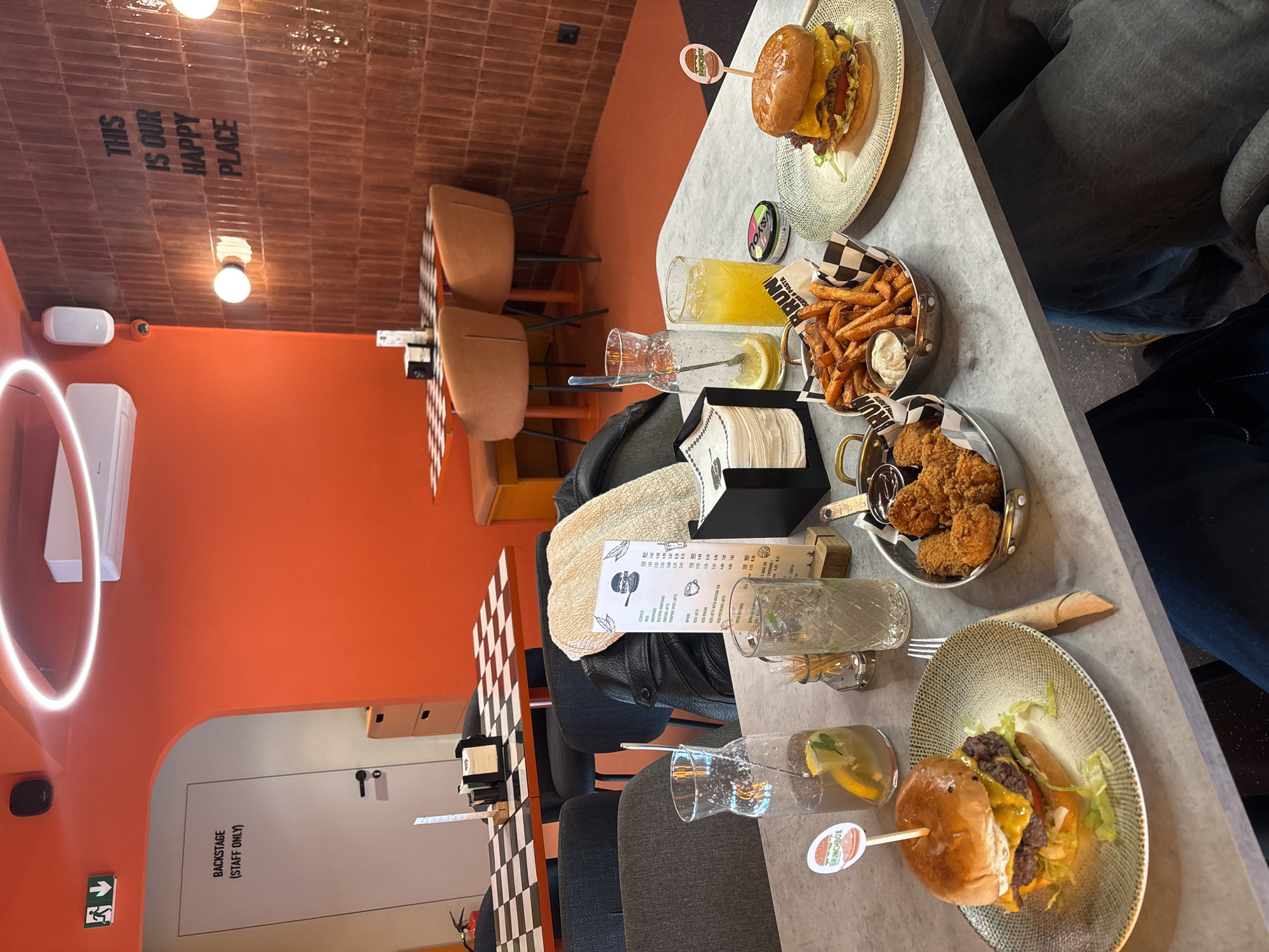 Sofia restaurant meal documented with social media hashtag