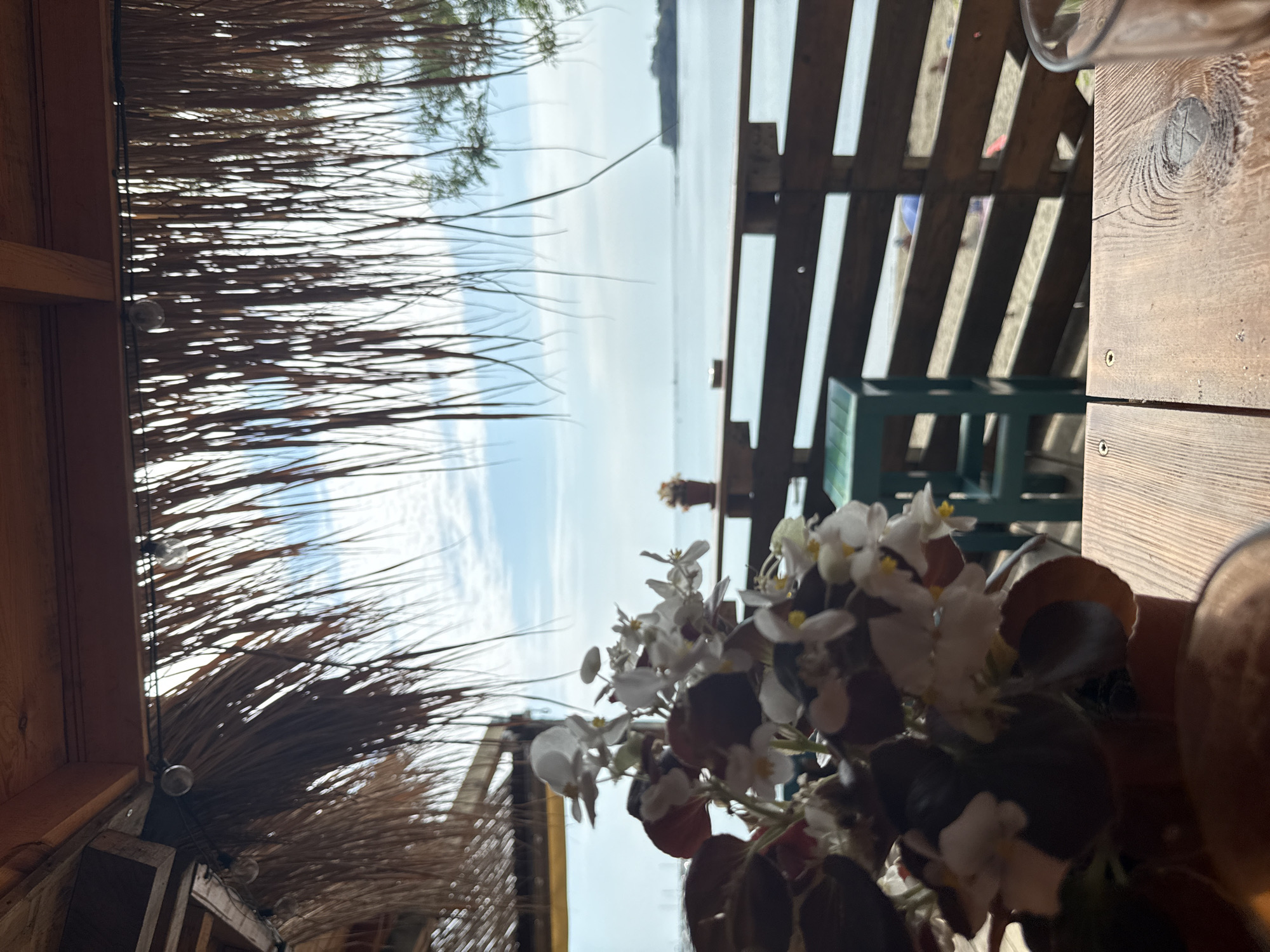 Lazy morning at a thatched beachfront bar in Tsarevo