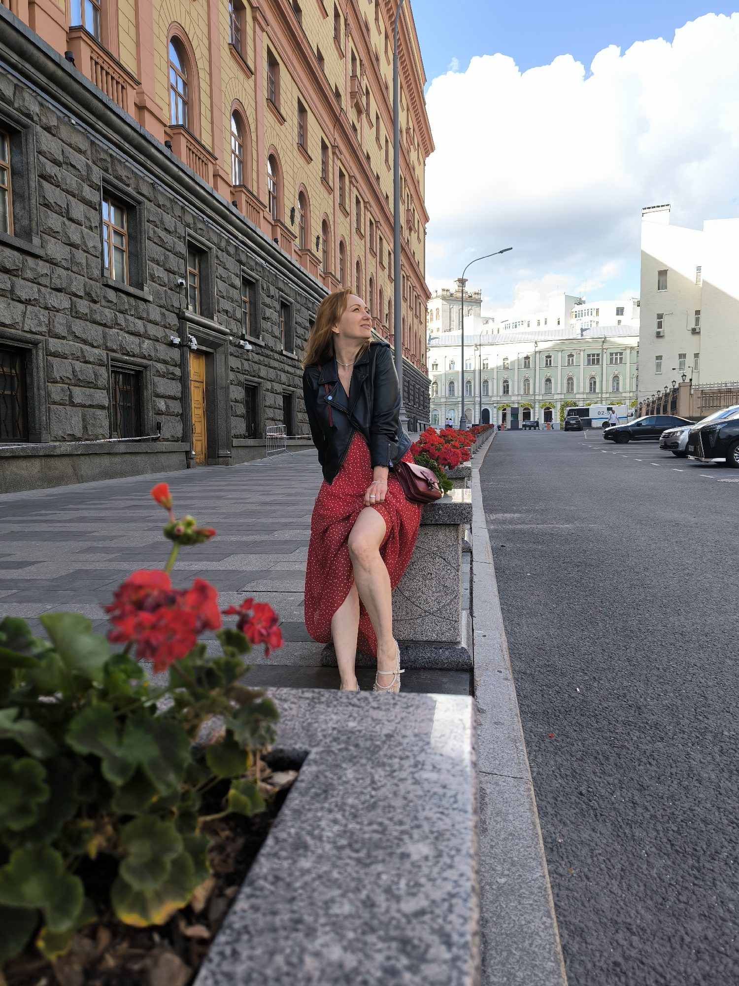 Sunny afternoon snapshots from a European-style city street