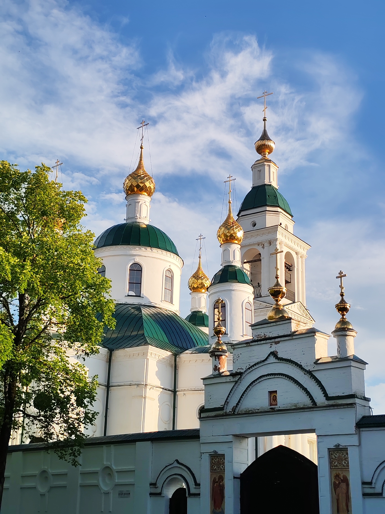 Orthodox churches and cathedrals in rural Yaroslavl region, Russia