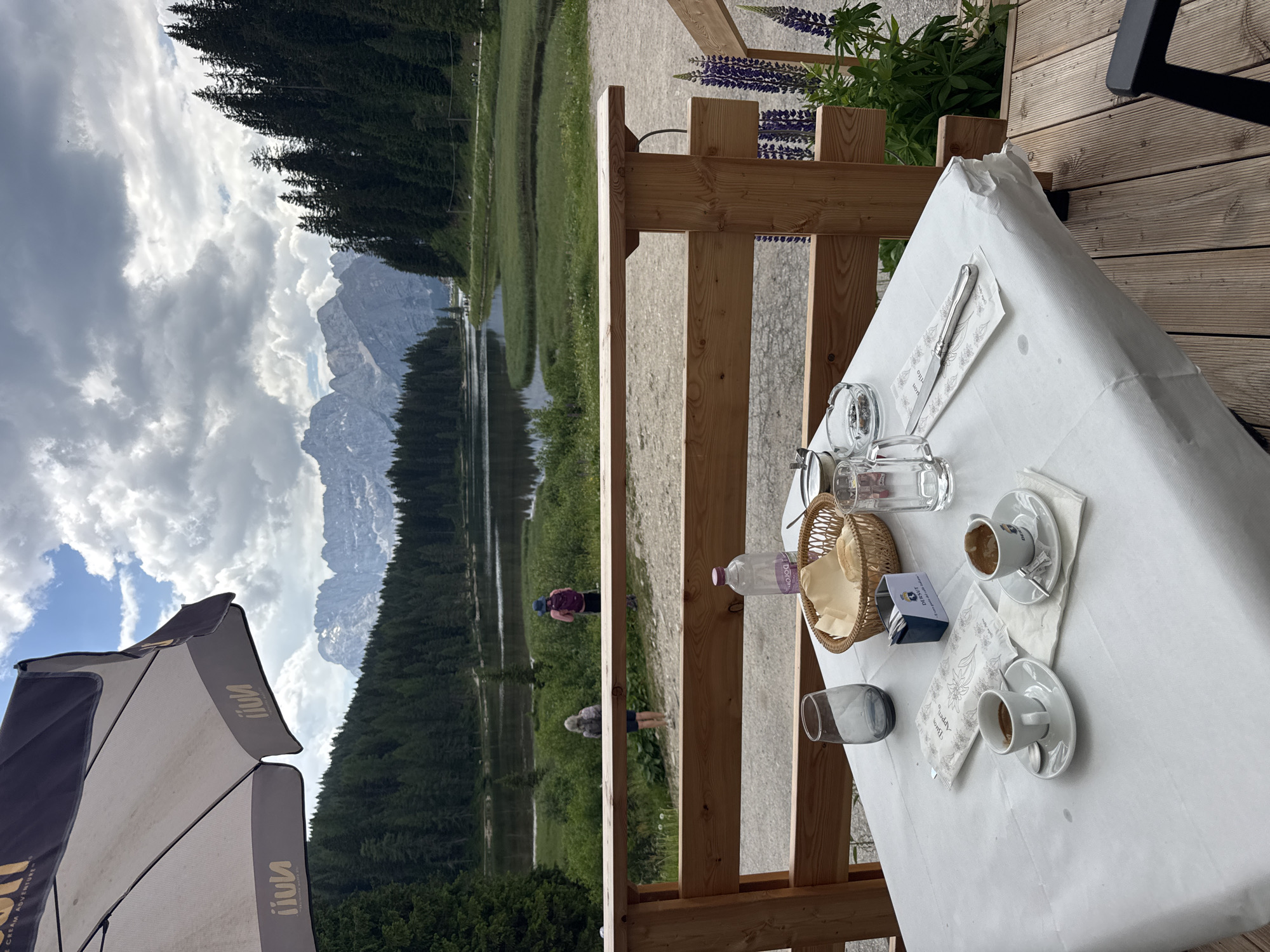 Lakeside morning at Auronzo di Cadore in the Dolomites