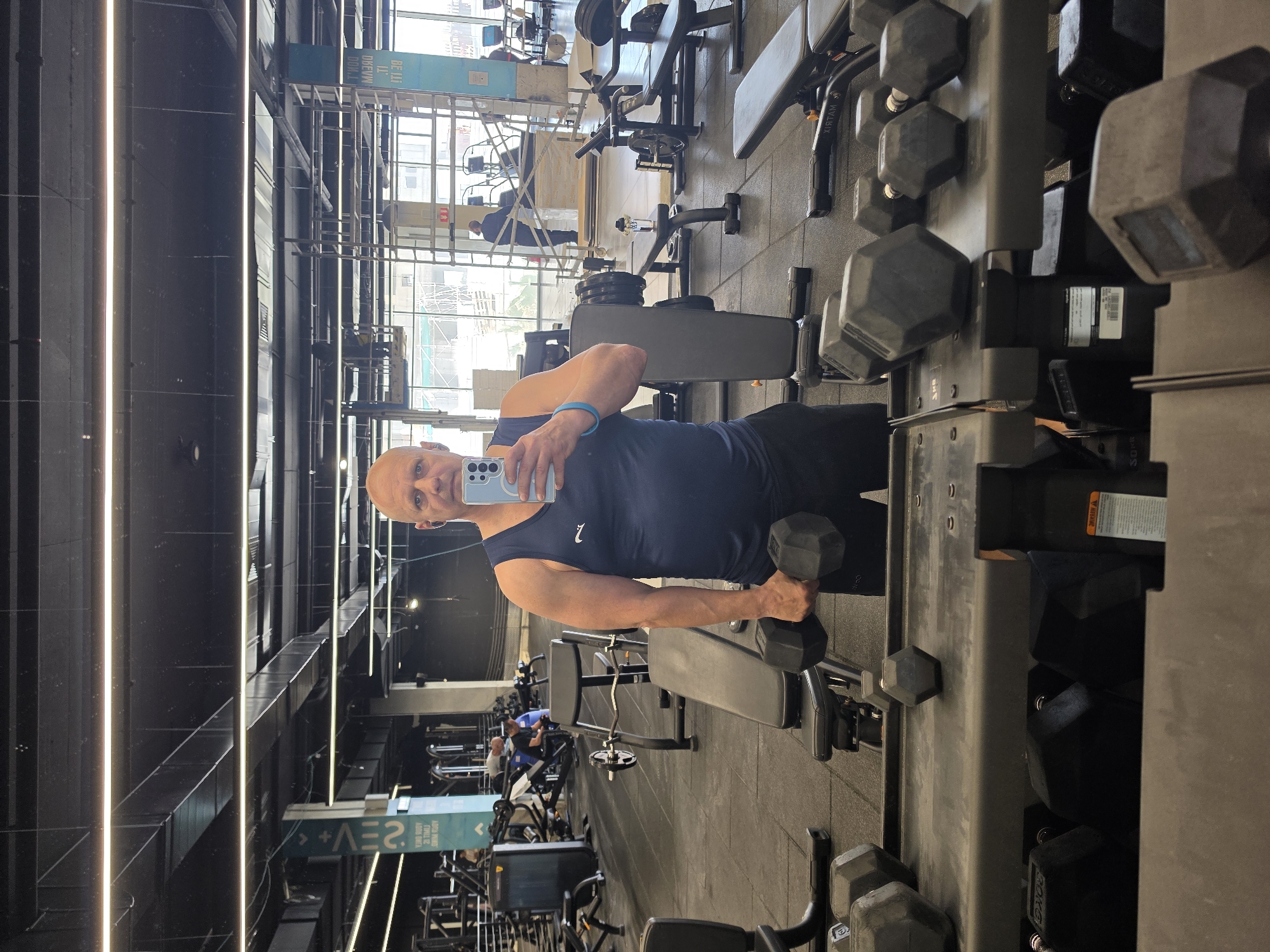 Man observed at gym in Bat Yam, Israel