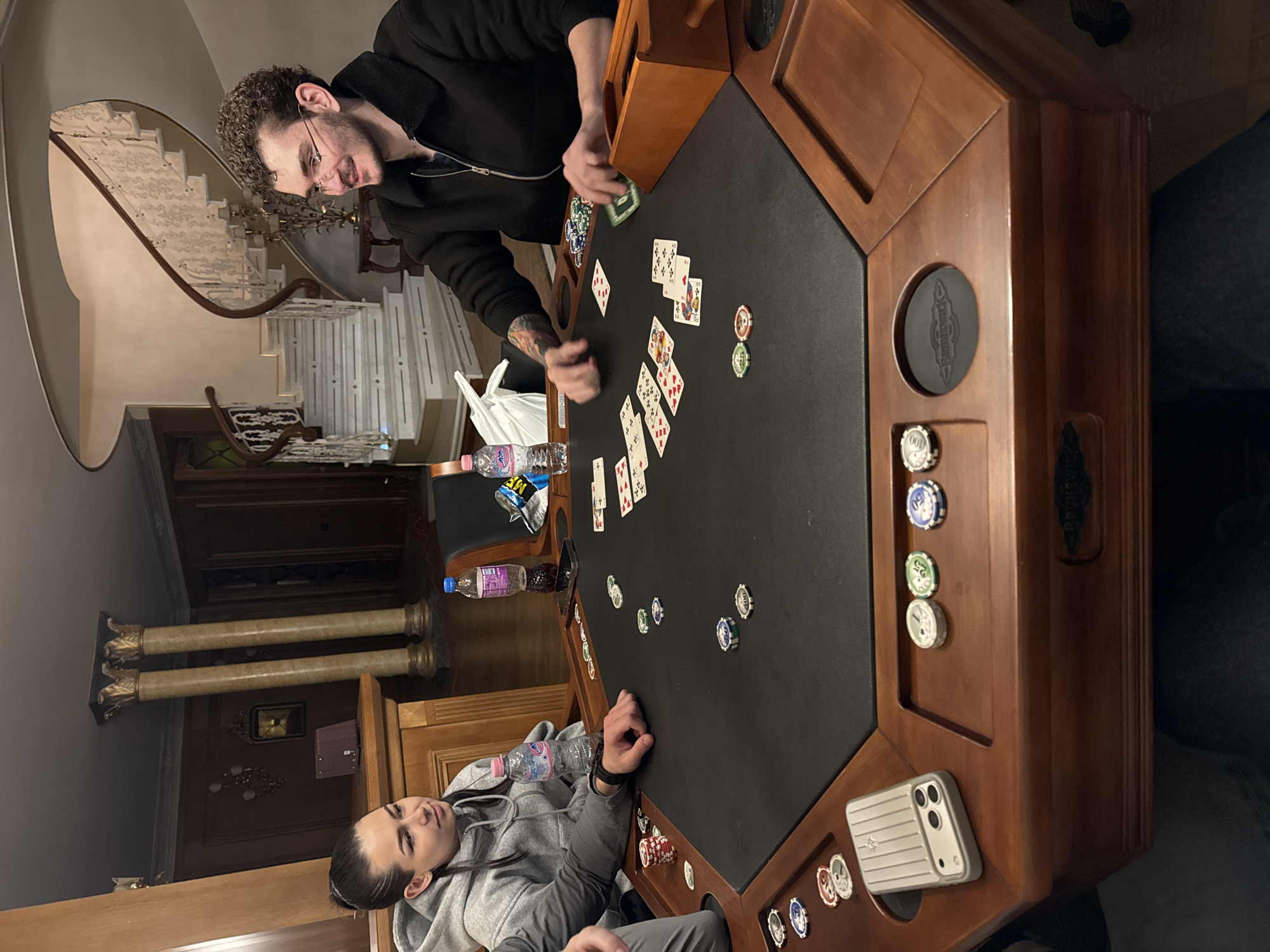 Poker game observed at custom table in Bulgaria