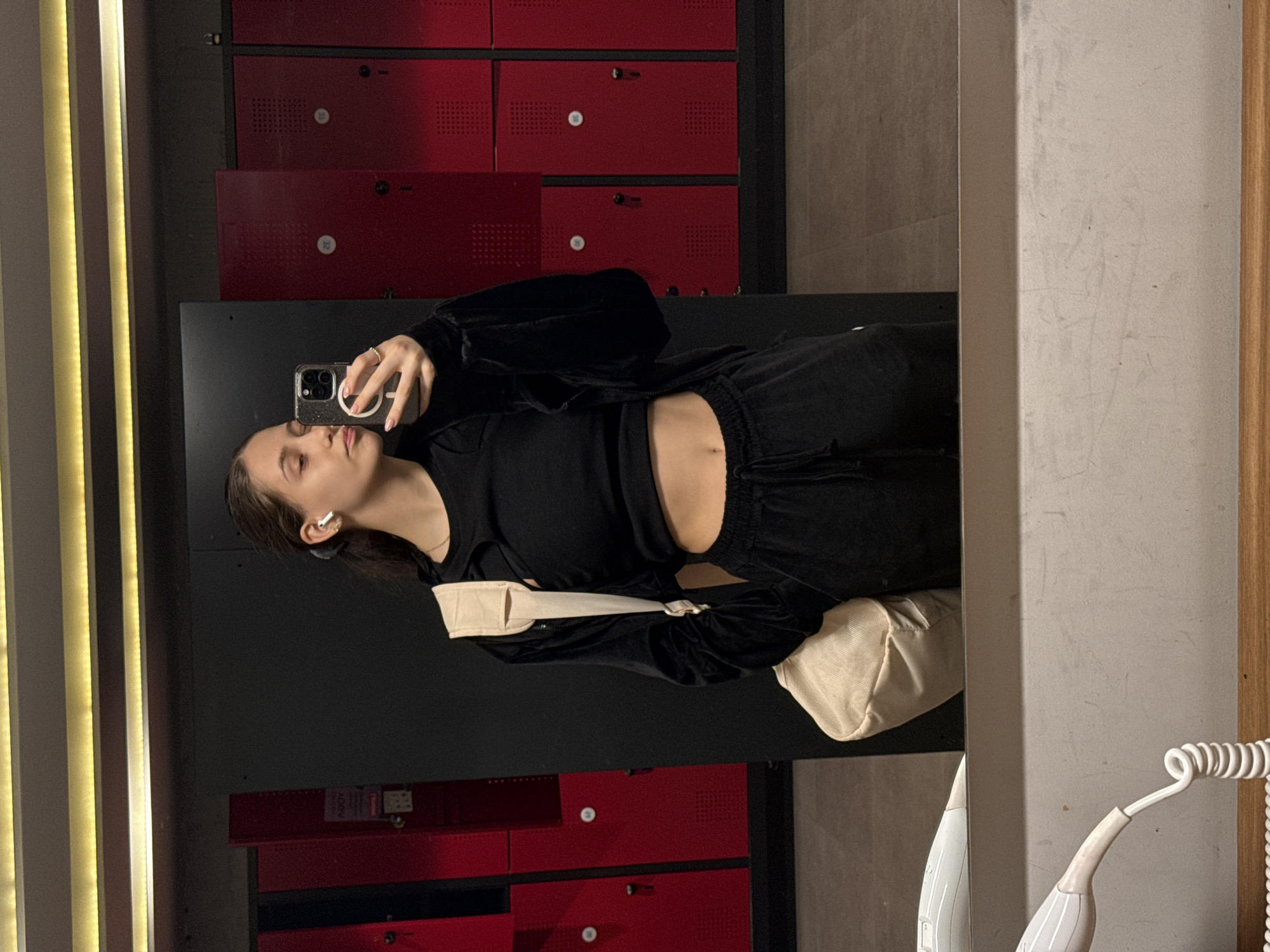 Gym selfie captured in Sofia fitness facility