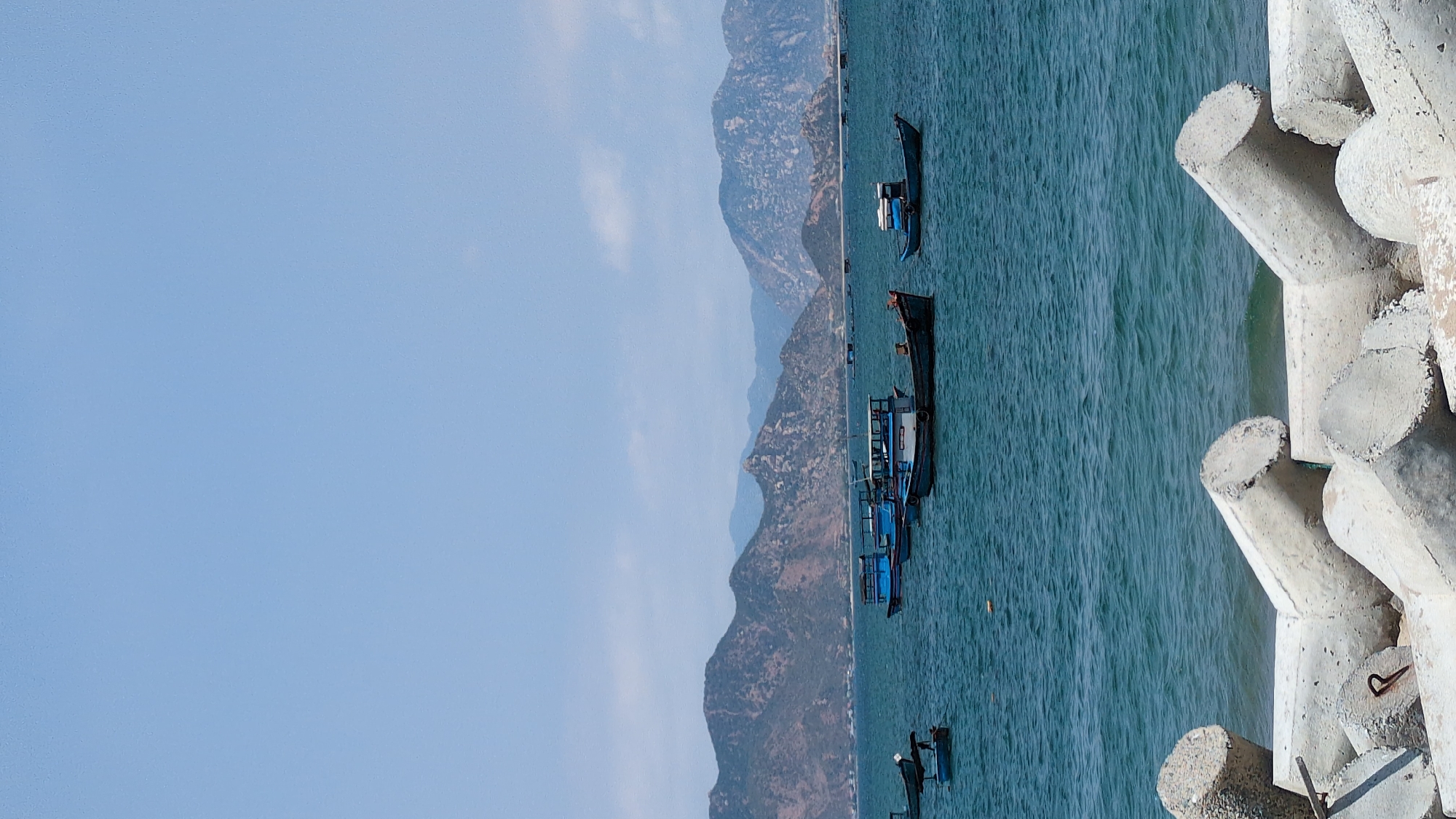 Morning coastal scene documented in Phan Rang Vietnam