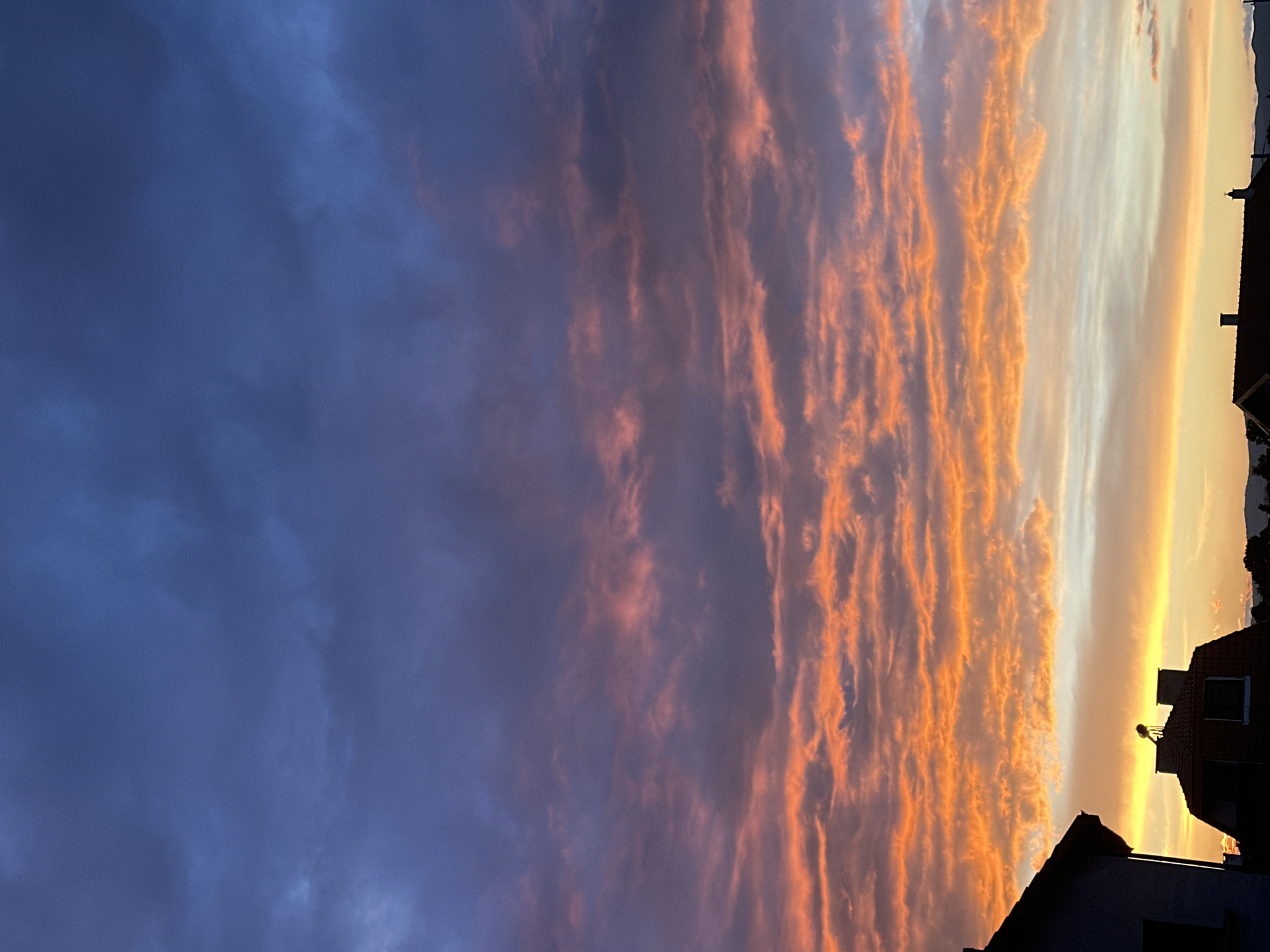 Dramatic sunset illuminates Chepintsi, Bulgaria with vibrant colors