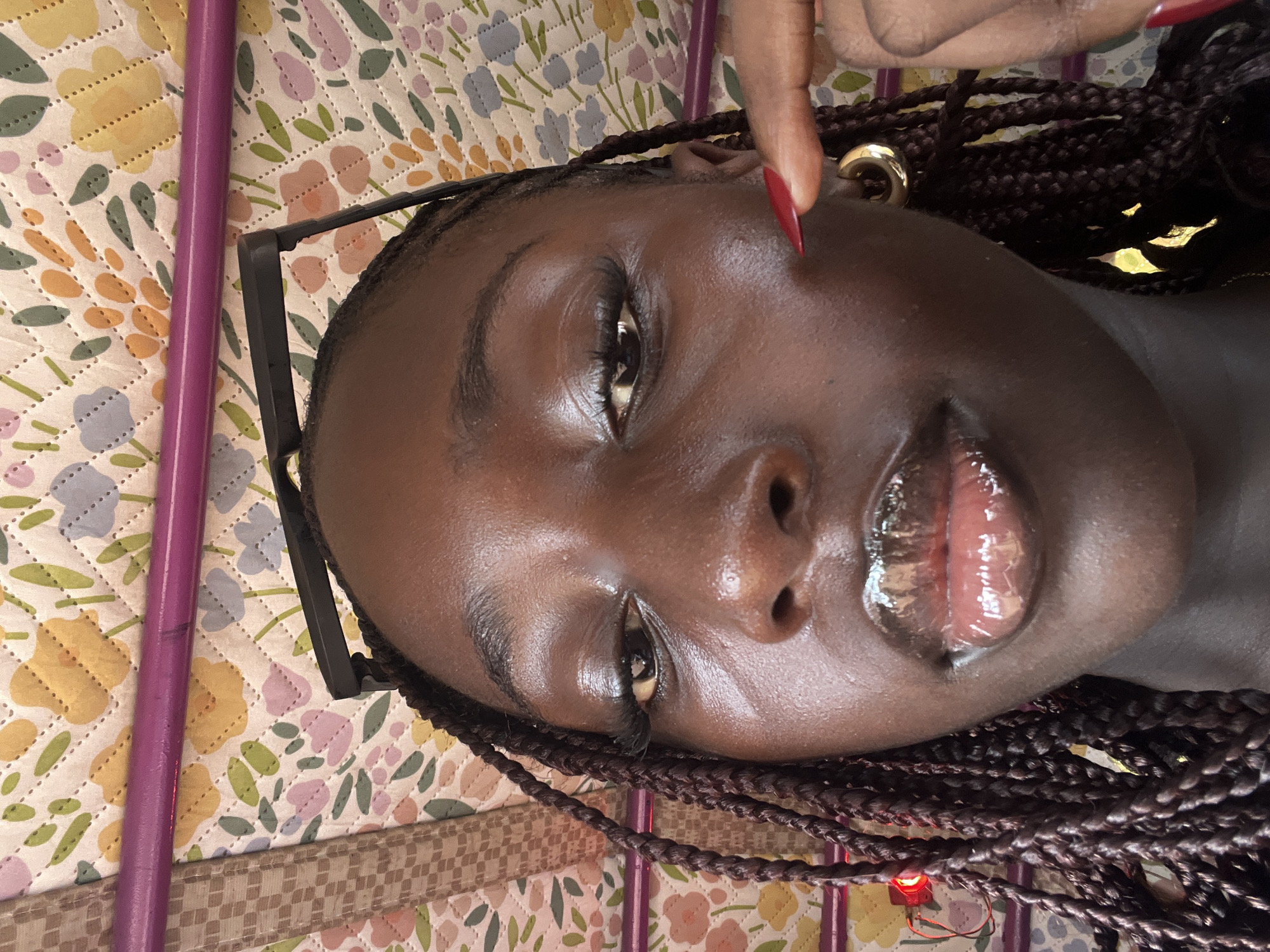 Personal portrait moment captured in Abuja morning