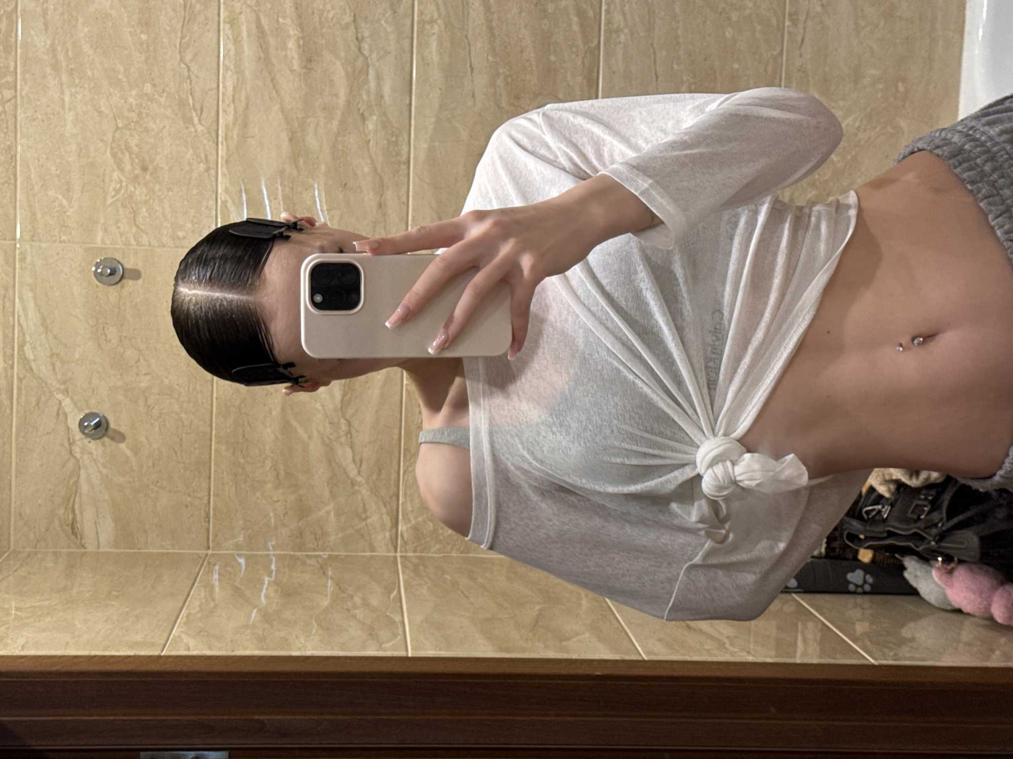Bathroom mirror selfie in Khimki, Russia