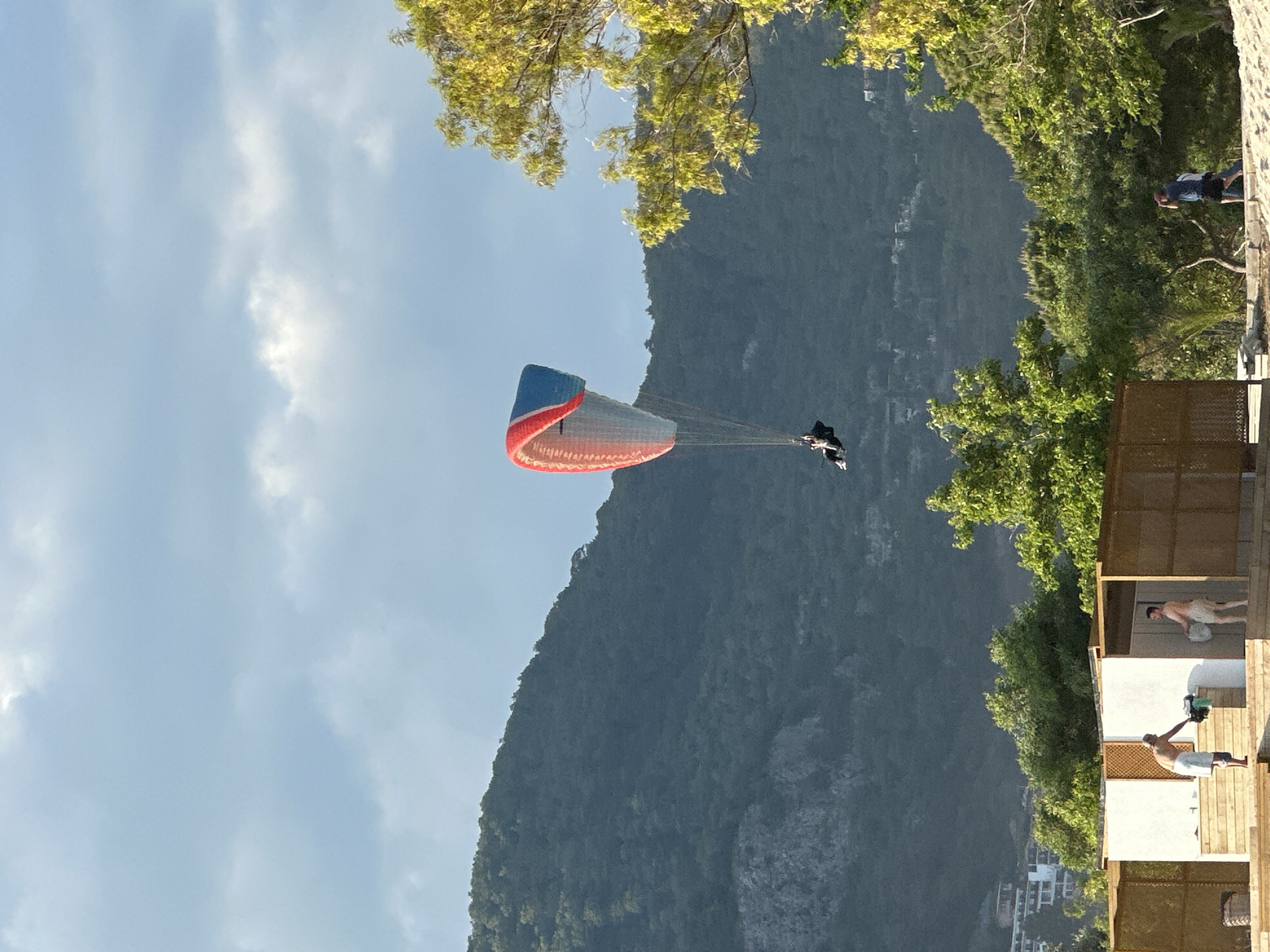 Beach day and paragliding activity captured in Fethiye, Turkey