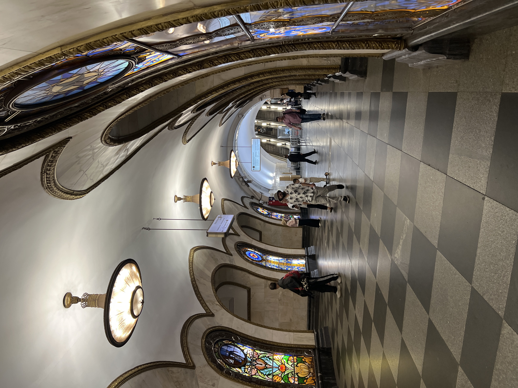 Moscow Metro Station Interior Documented by Witness