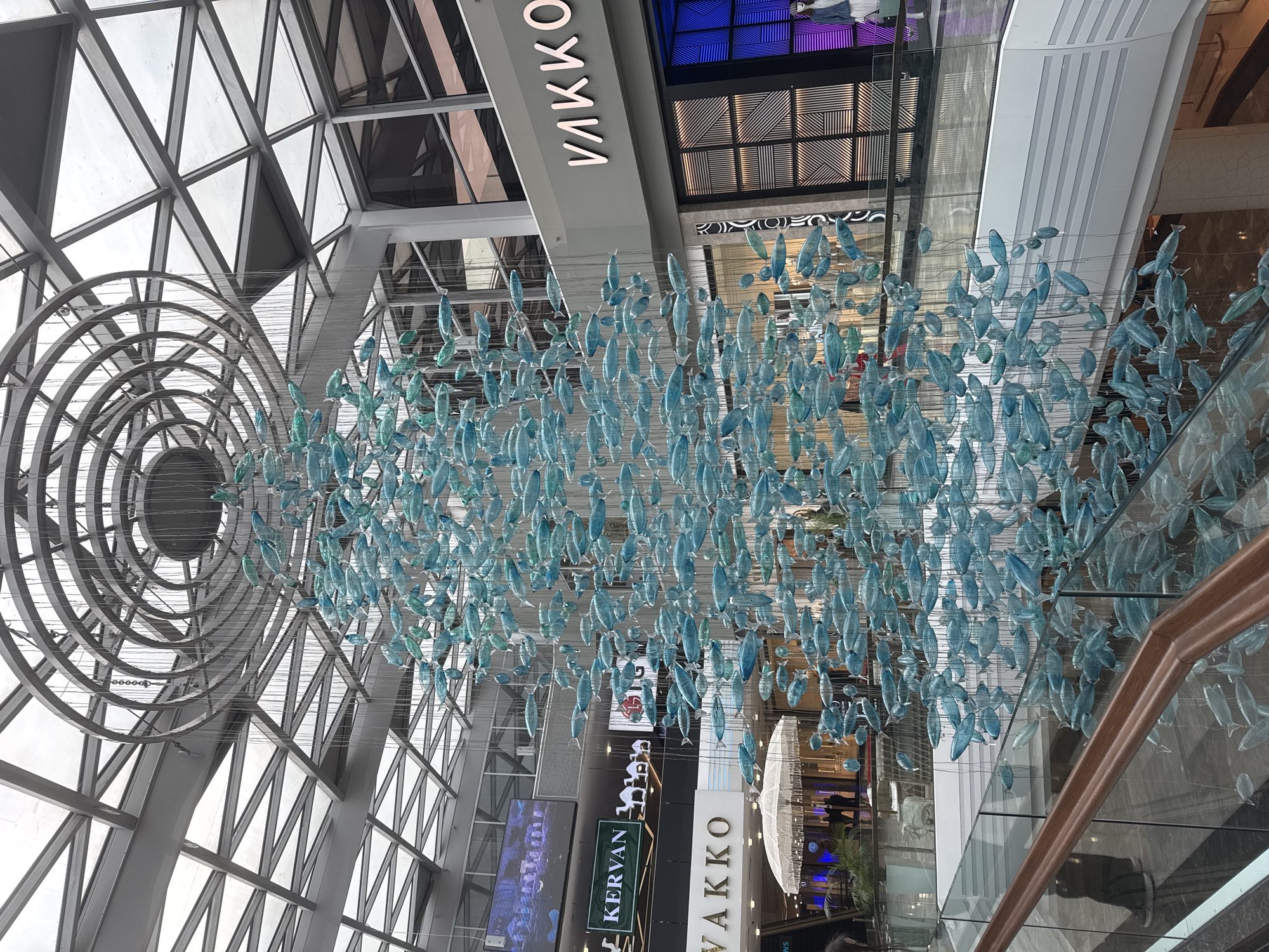 Art installation spotted at Bakırköy shopping mall in Turkey