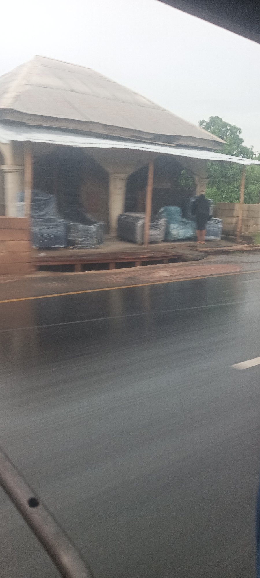 Furniture store operates along street in Akoli Imenyi, Nigeria