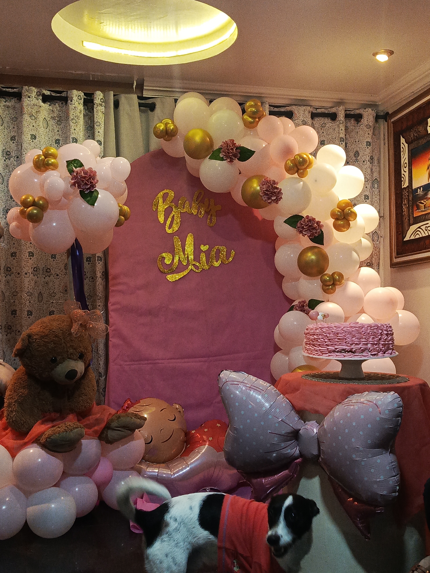 Baby shower celebration held in Guayaquil for Baby Mia