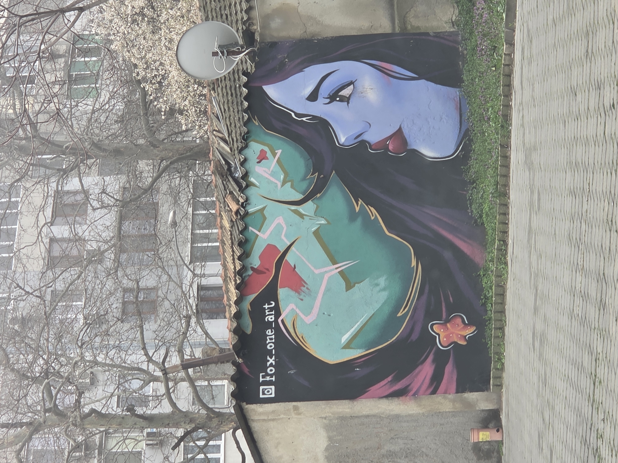 Morning documentation of urban art and architecture in Varna