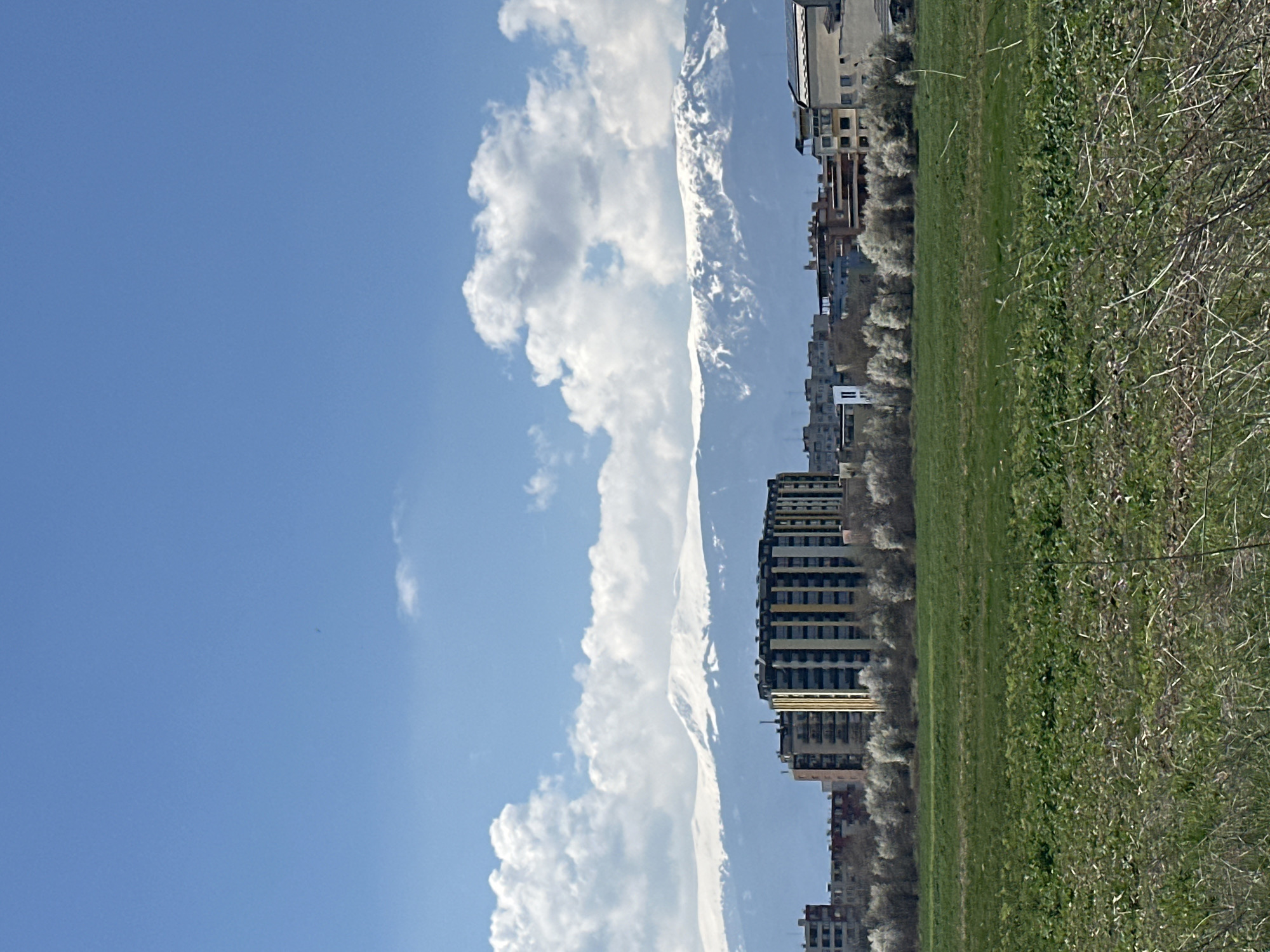 Sofia landscape views show urban-rural contrast under clear skies