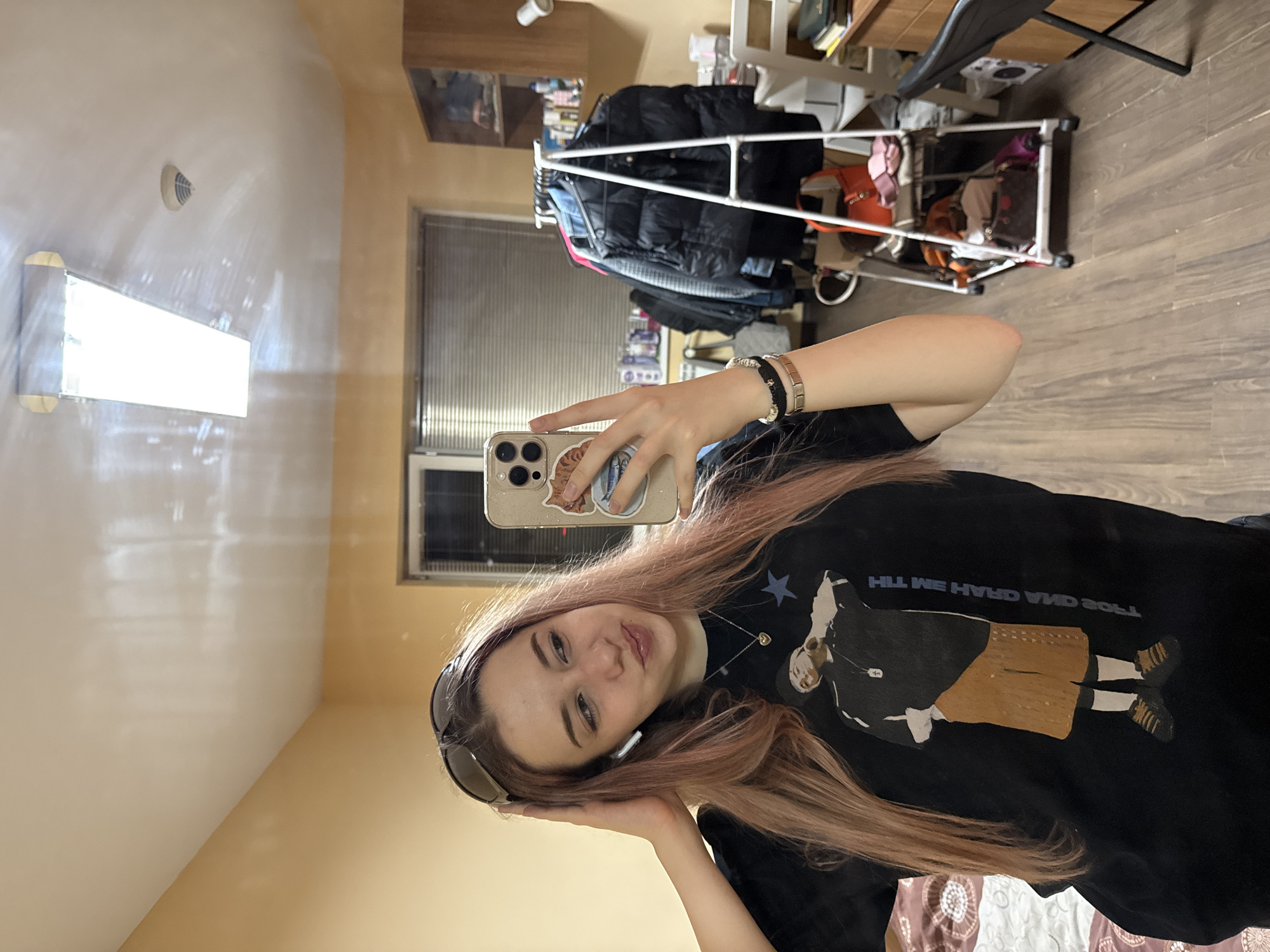 Casual selfies and relaxation moments captured in Sofia