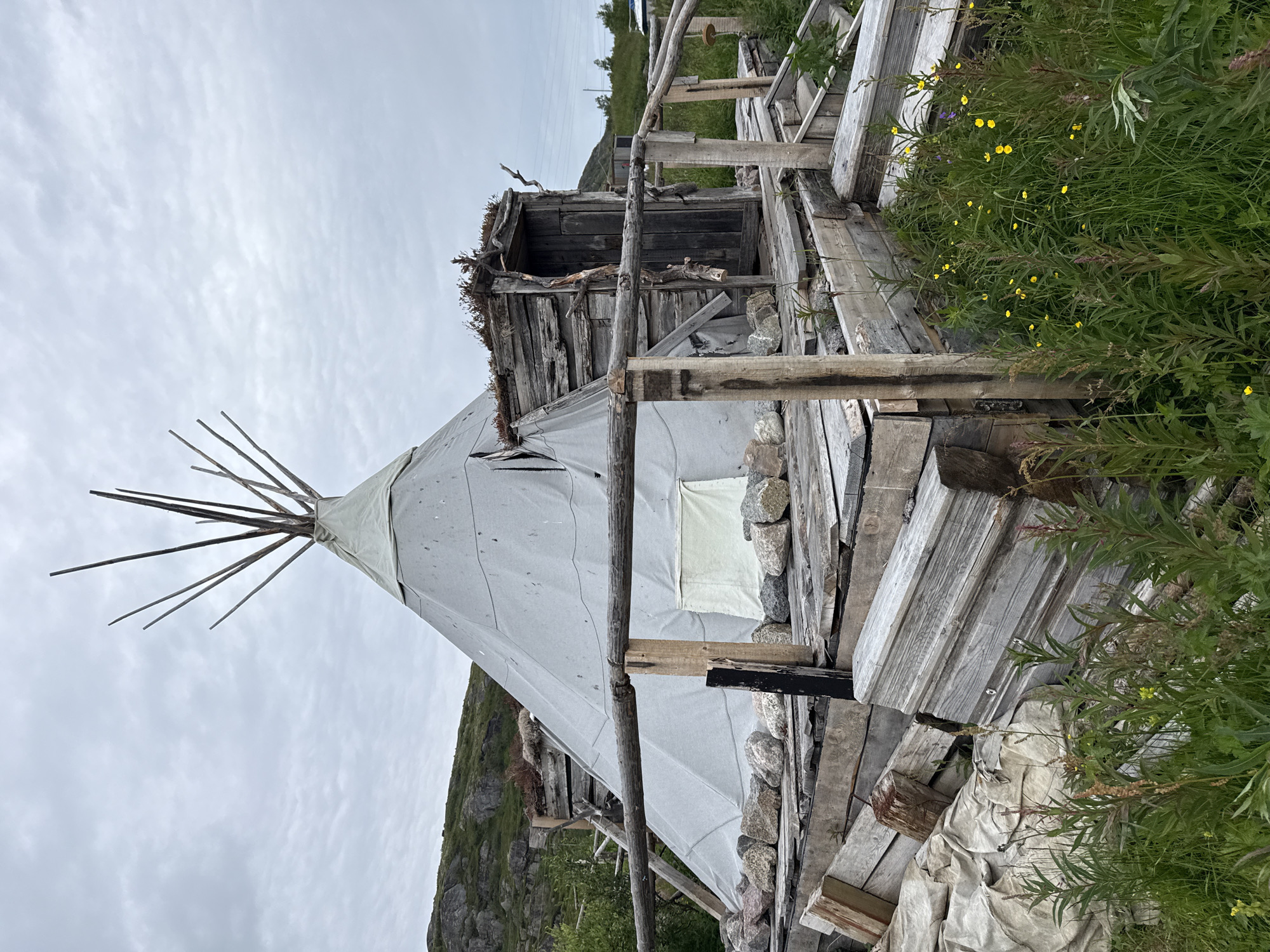 Morning at Teriberka's Edge of the Earth landmark