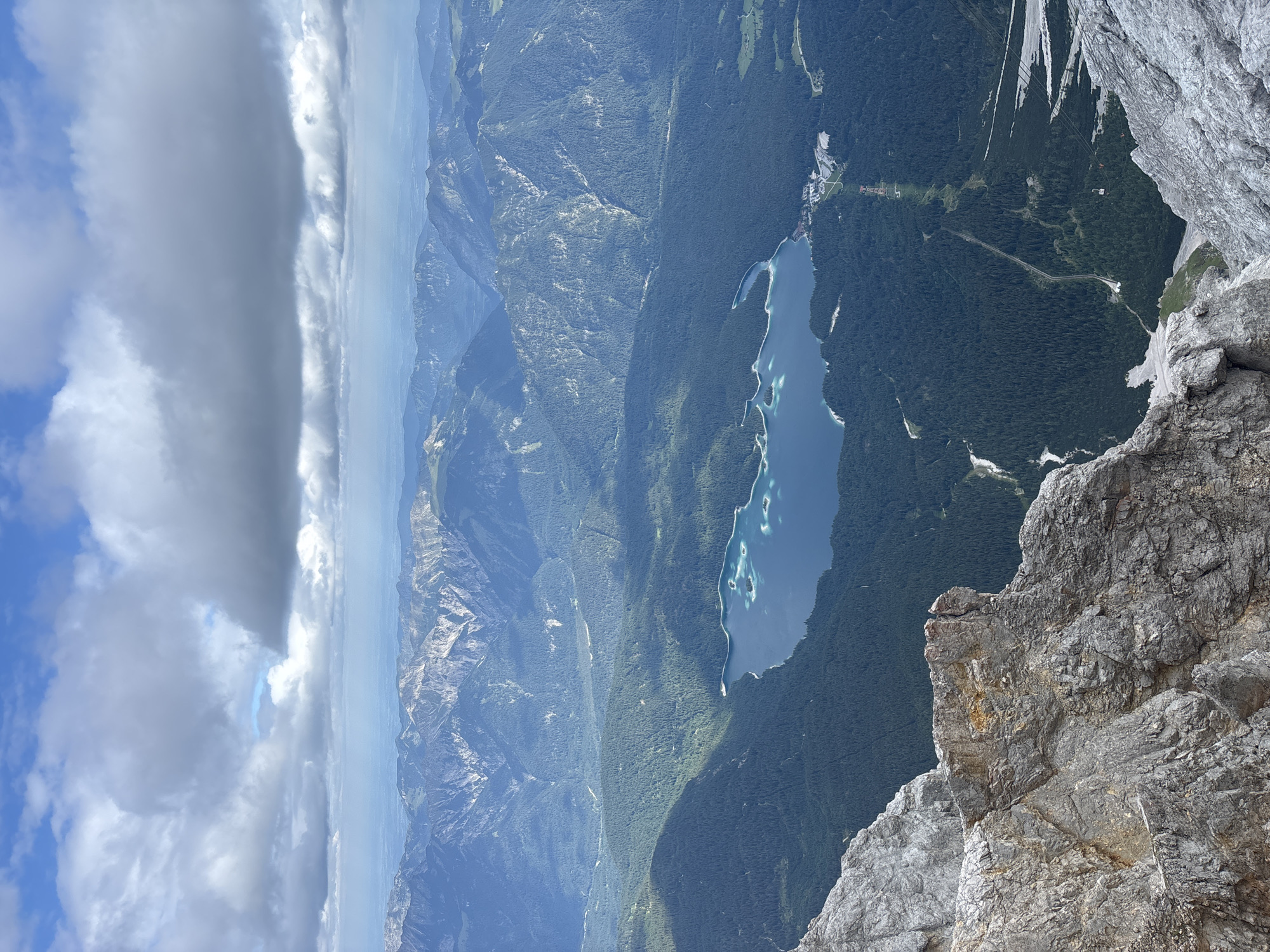 Summit morning on the Zugspitze, views and history included