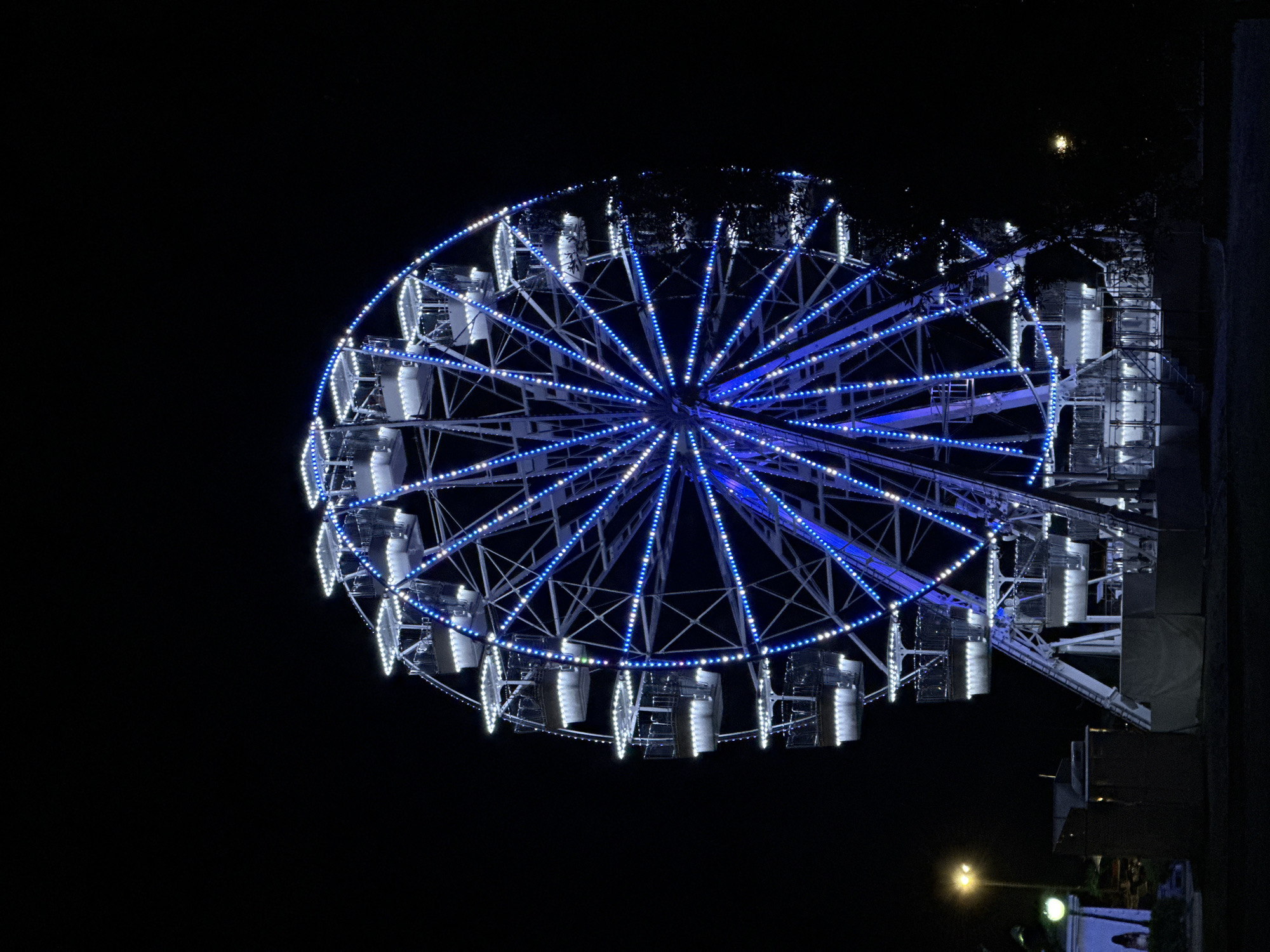 Night out in Budva's old town, Ferris wheel and all