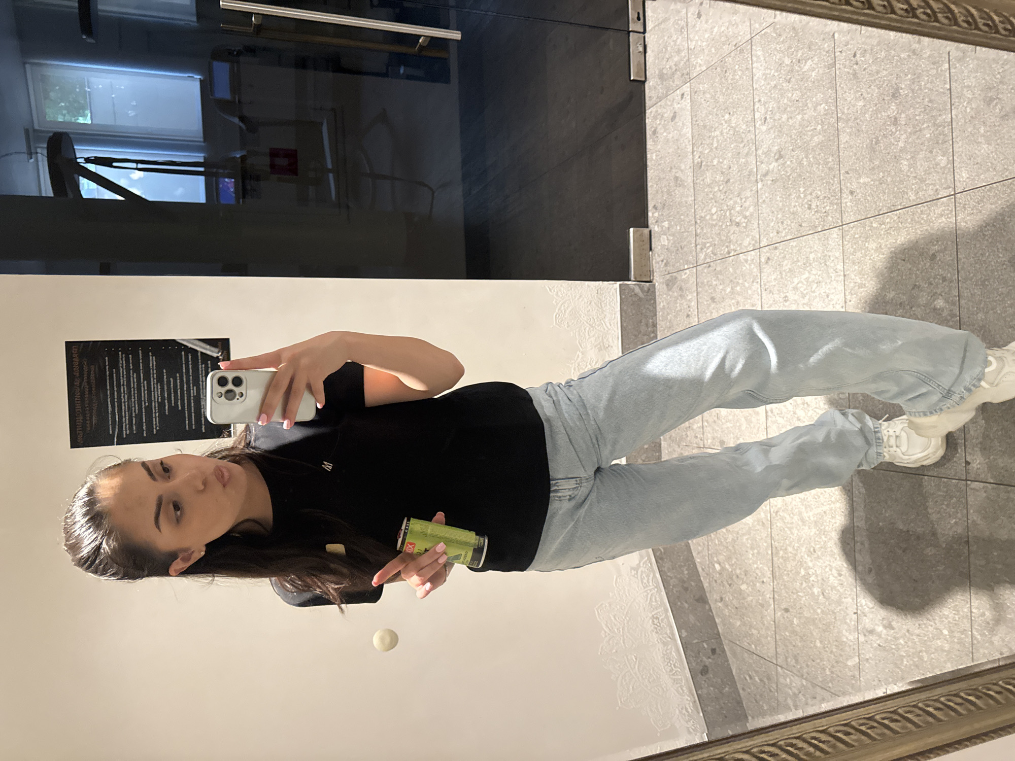 Selfie session across multiple Sofia locations with energy drink