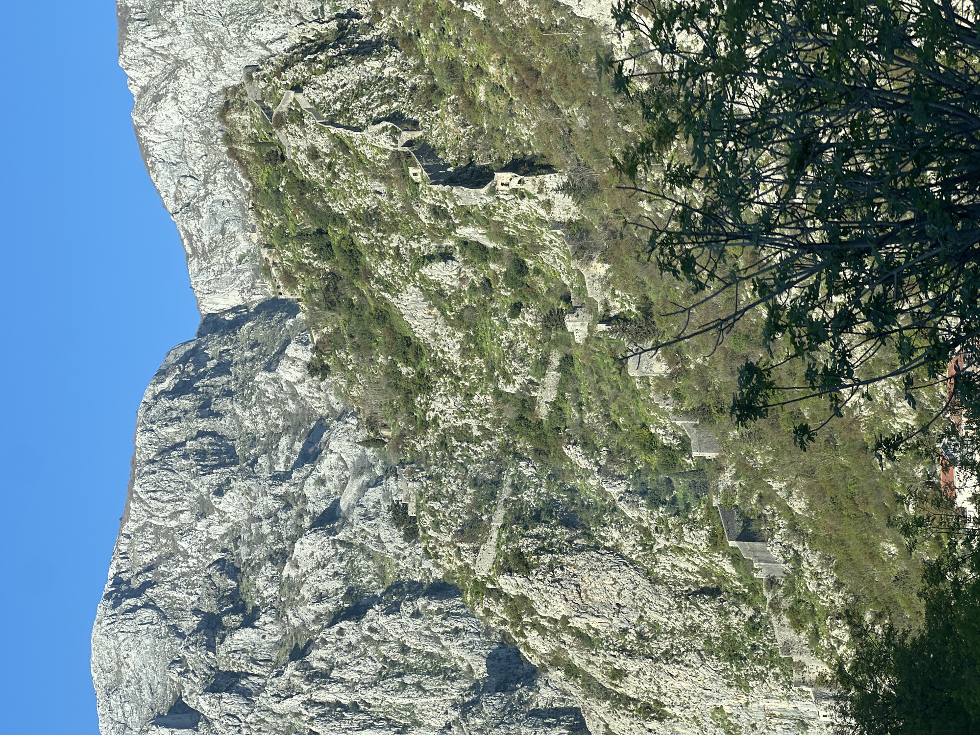 Historic stone fortifications documented on Montenegro mountainside