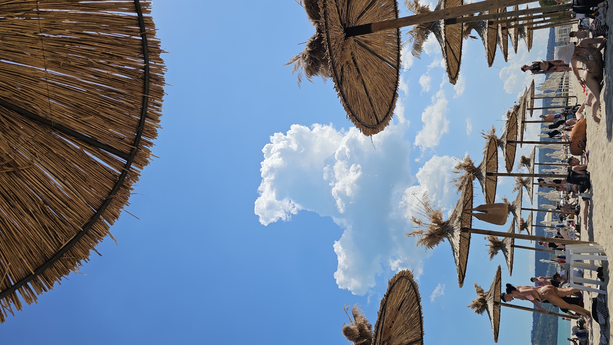 Summer beach day unfolds in Varna, Bulgaria