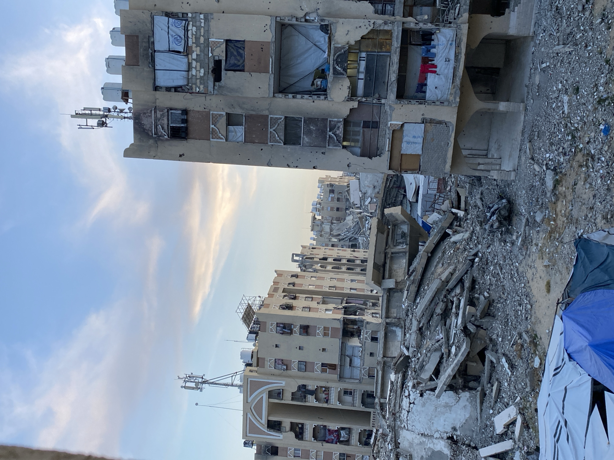 Building damage documented in Khan Yunis, Palestinian Territories