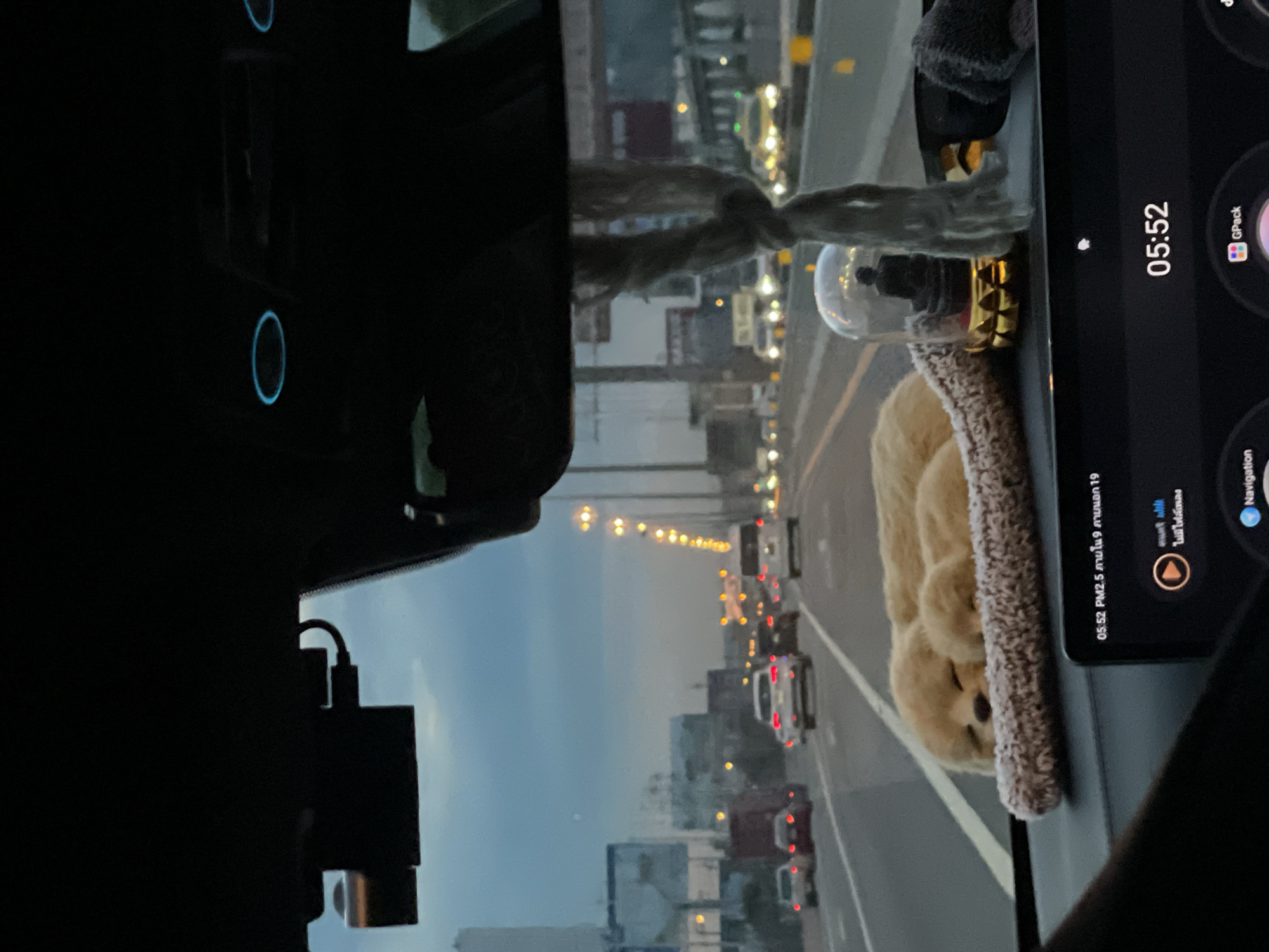 Heavy traffic observed on Bangkok highway during early morning commute