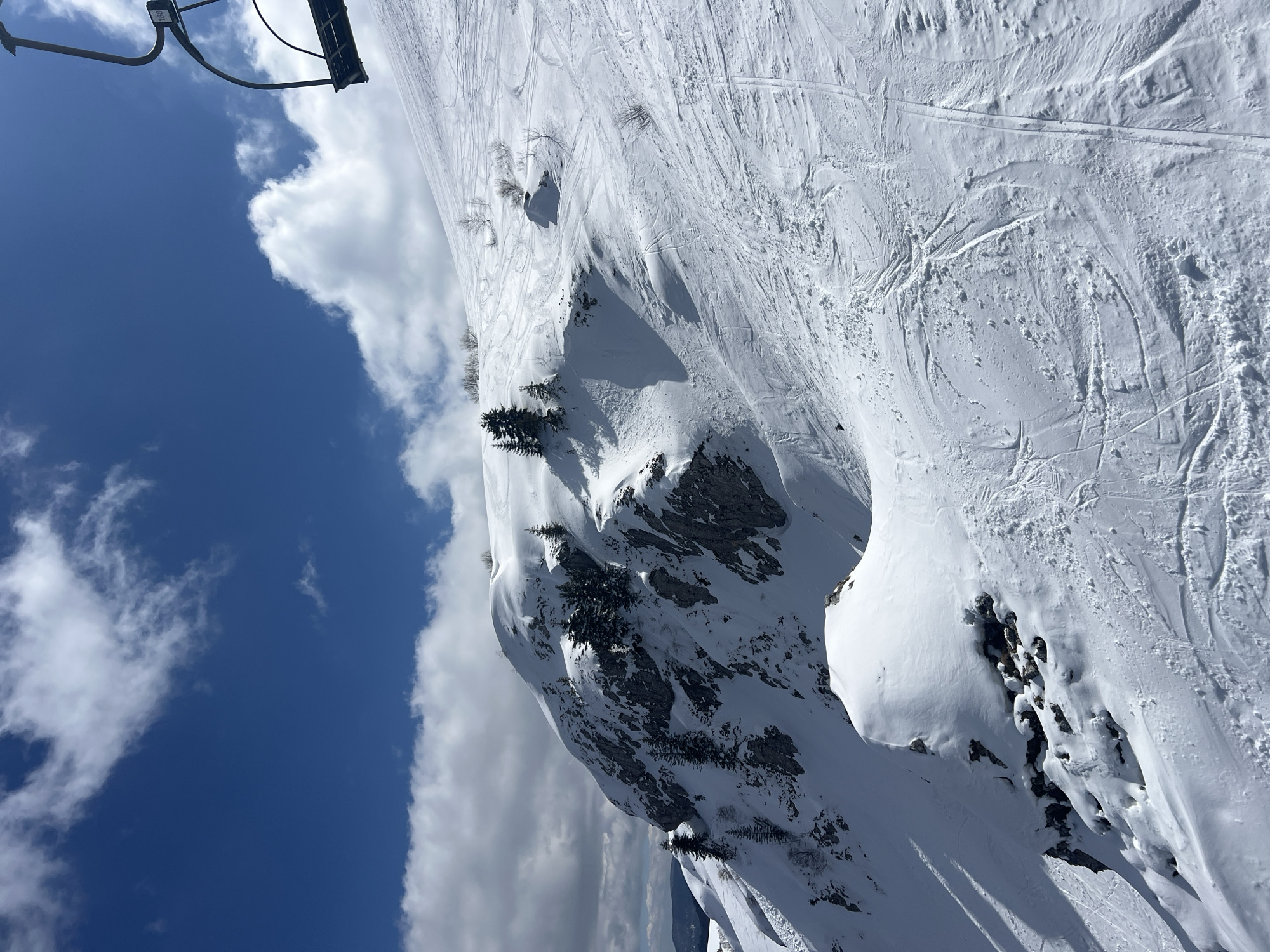 Spring skiing conditions documented at Montenegro mountain resort