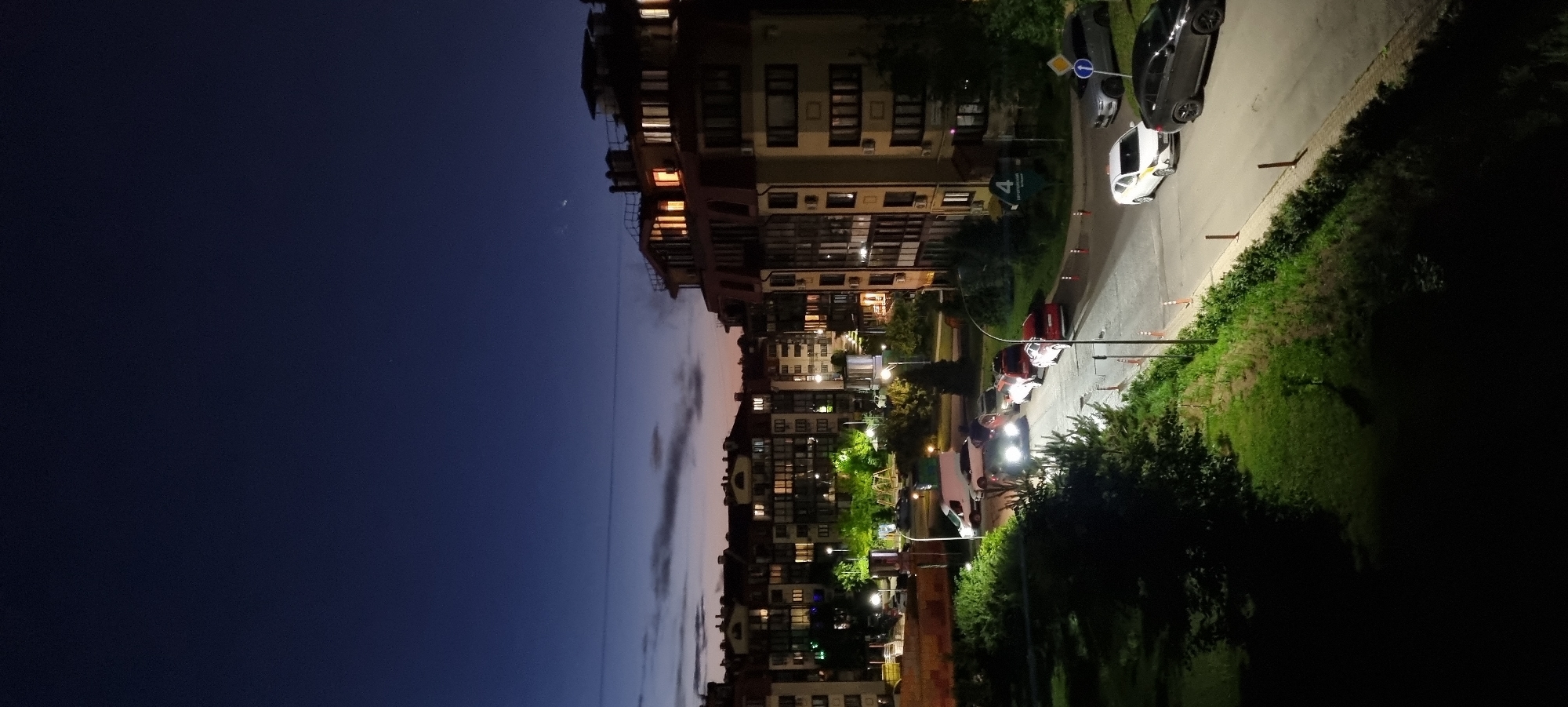 Bell's whisky and a Union Jack glass at dusk in Romashkovo