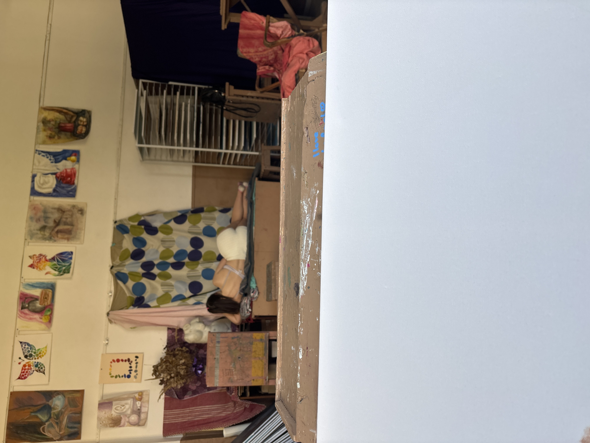 Morning art studio visit documented in Troyan Bulgaria