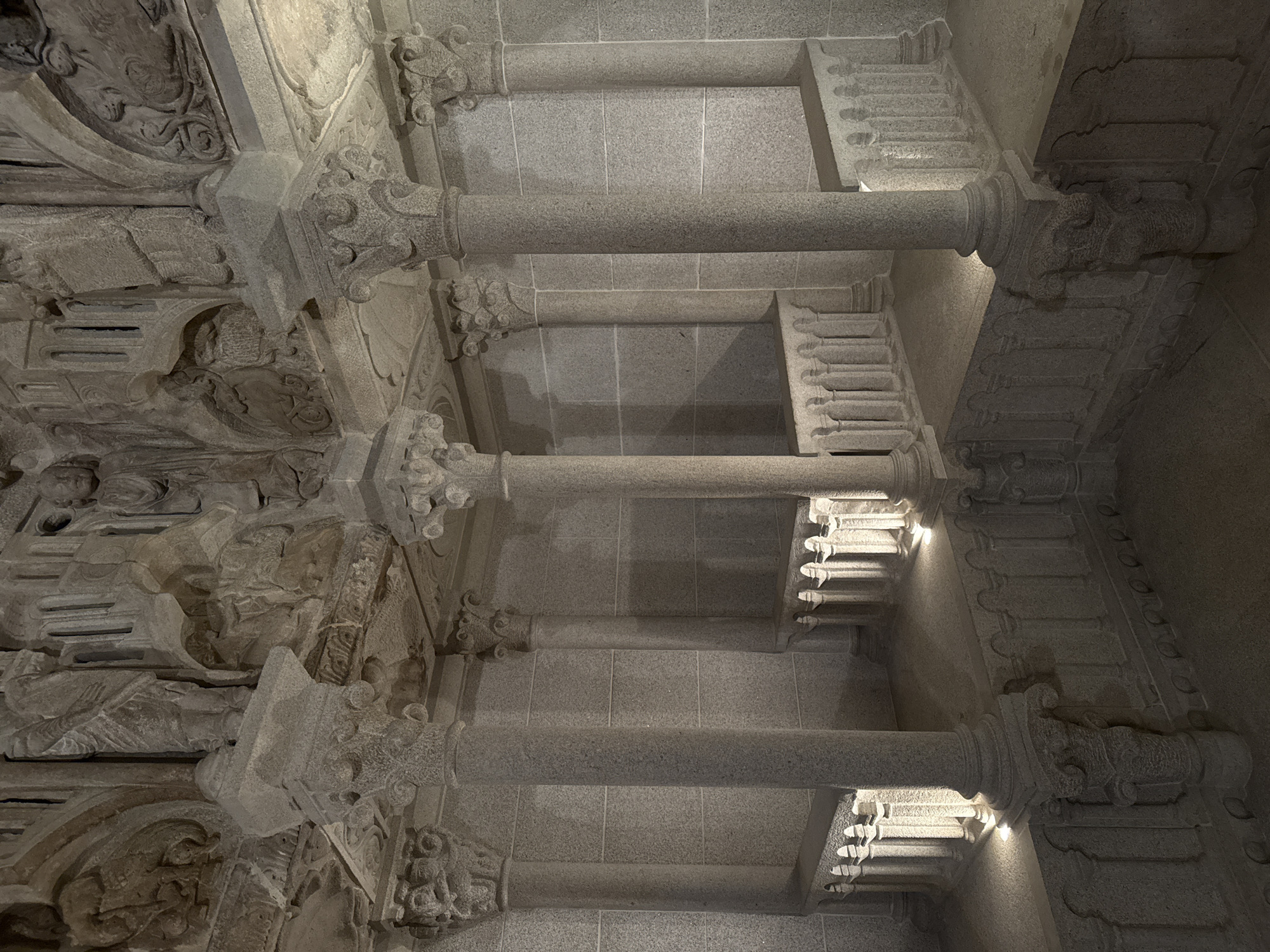 Inside and around the Cathedral of Santiago de Compostela