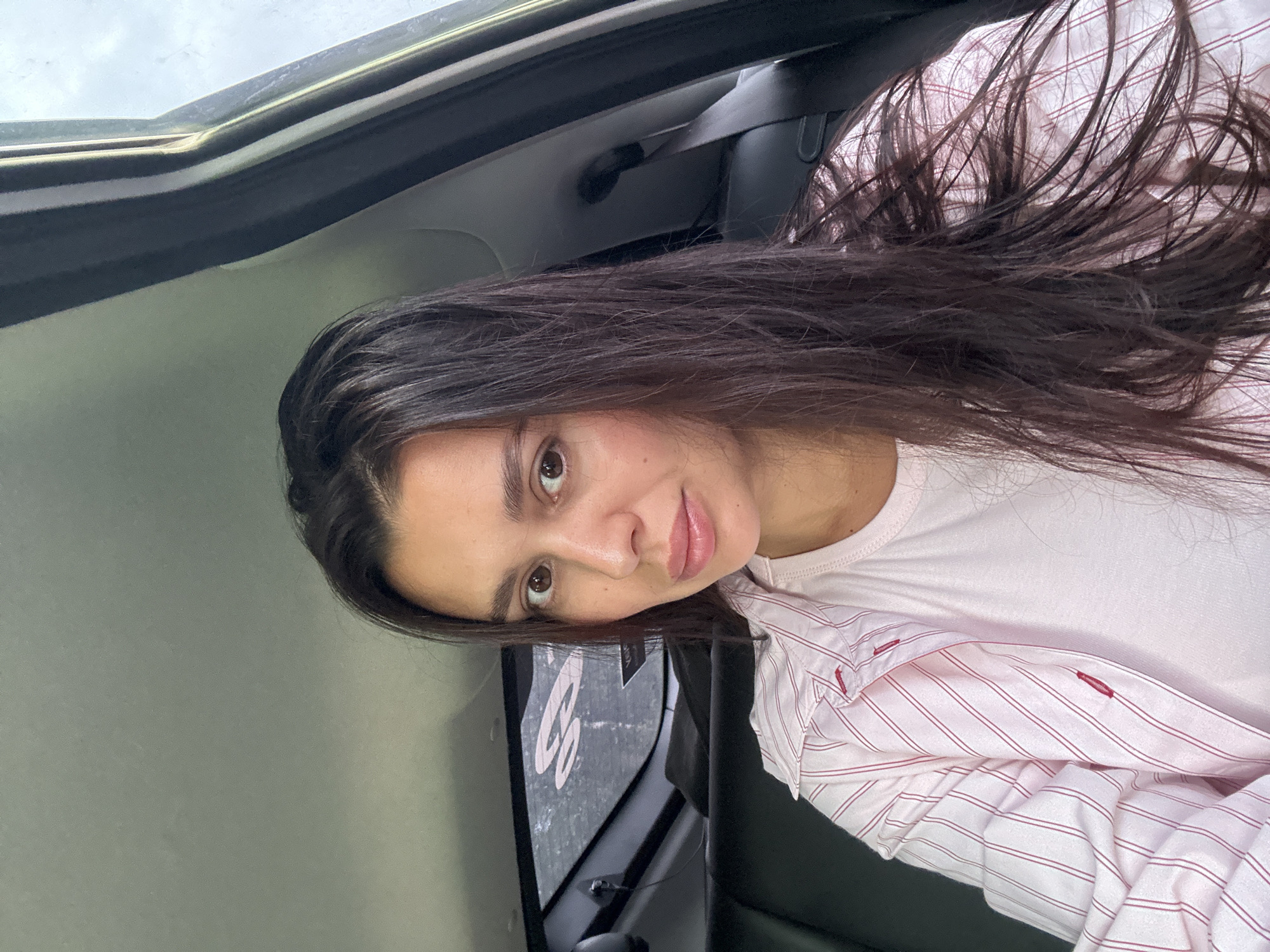 Parked in Perm, settled in the driver's seat