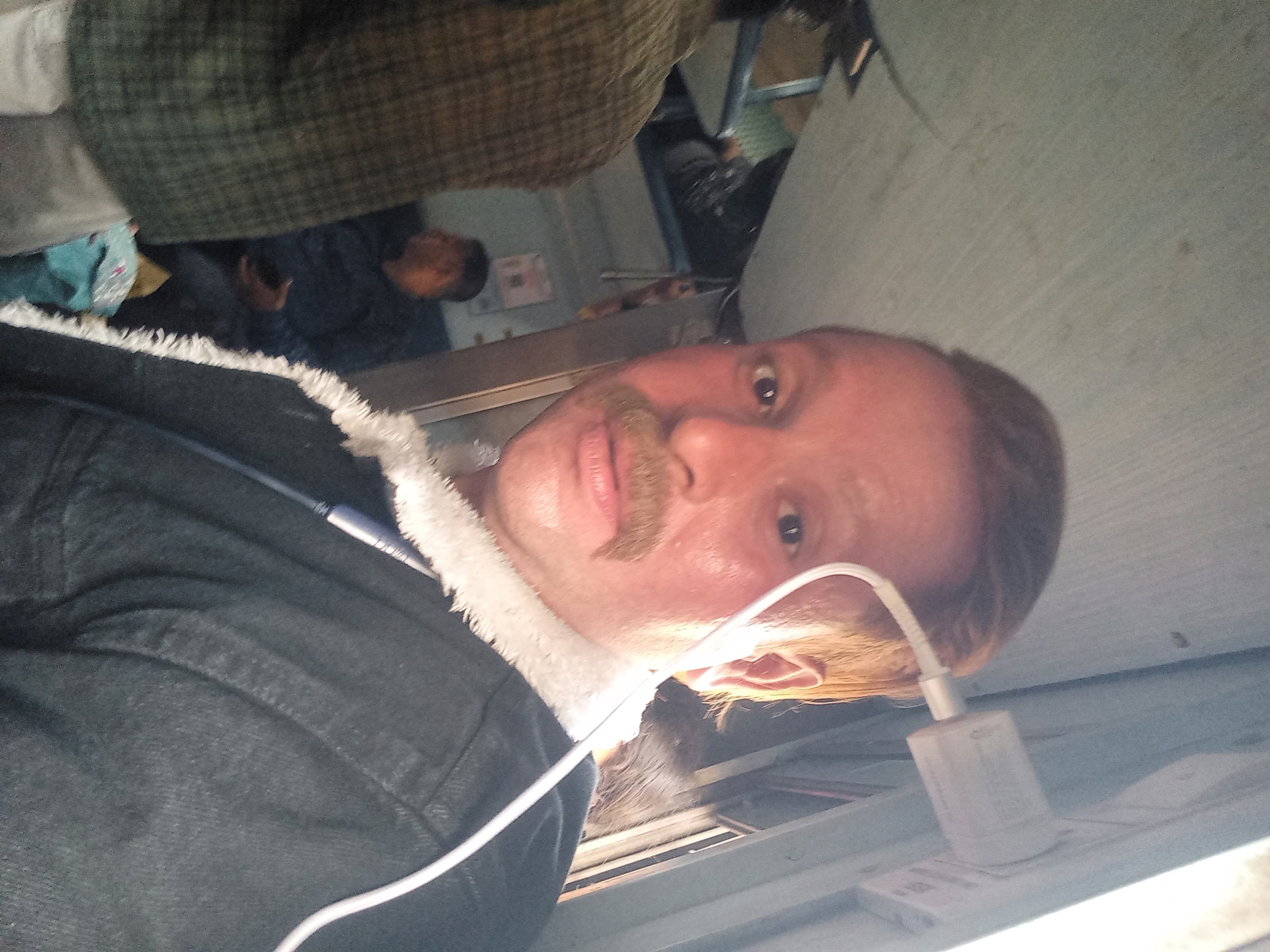 Person poses for mustache selfie in Kalyan-Dombivli