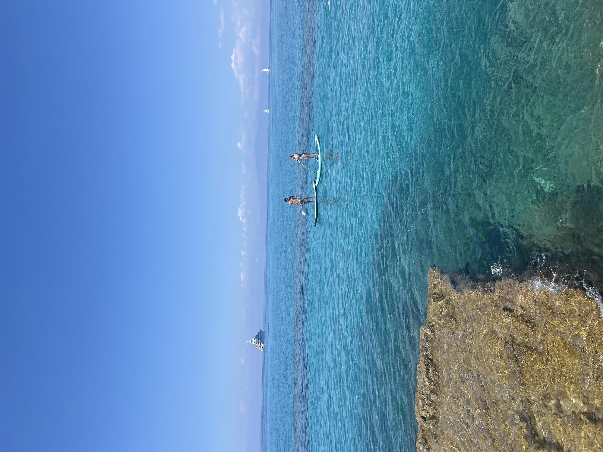 Lazy afternoon on the water in Tropea, Italy