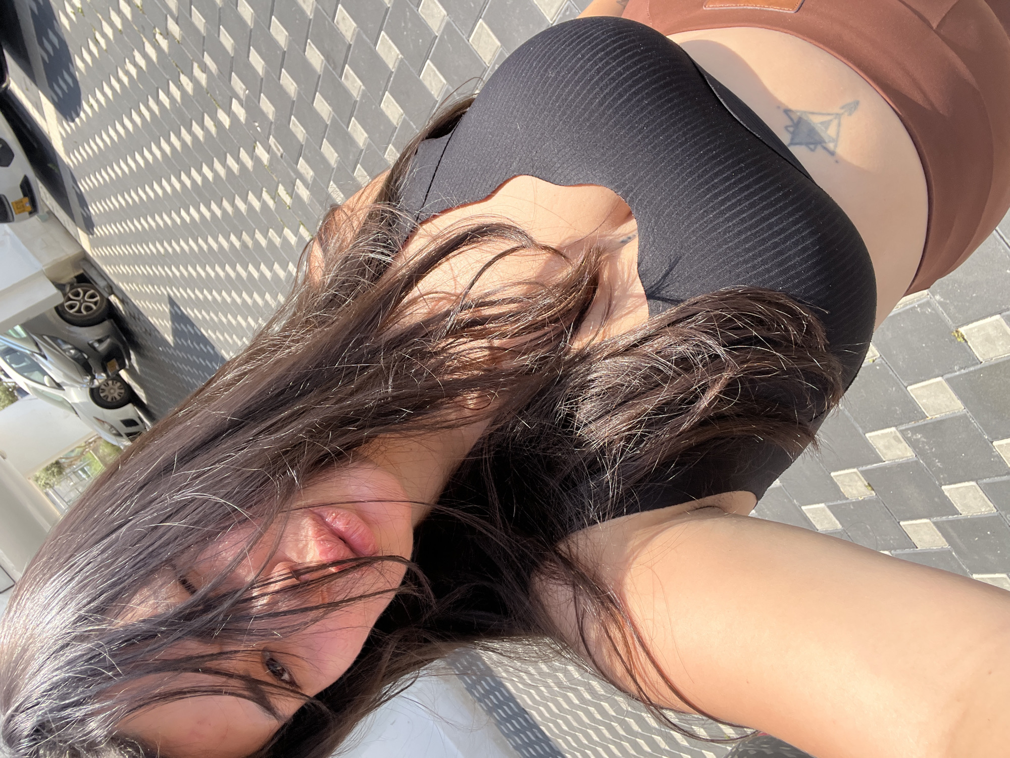 Selfie clips taken seconds apart in Kiryat Bialik