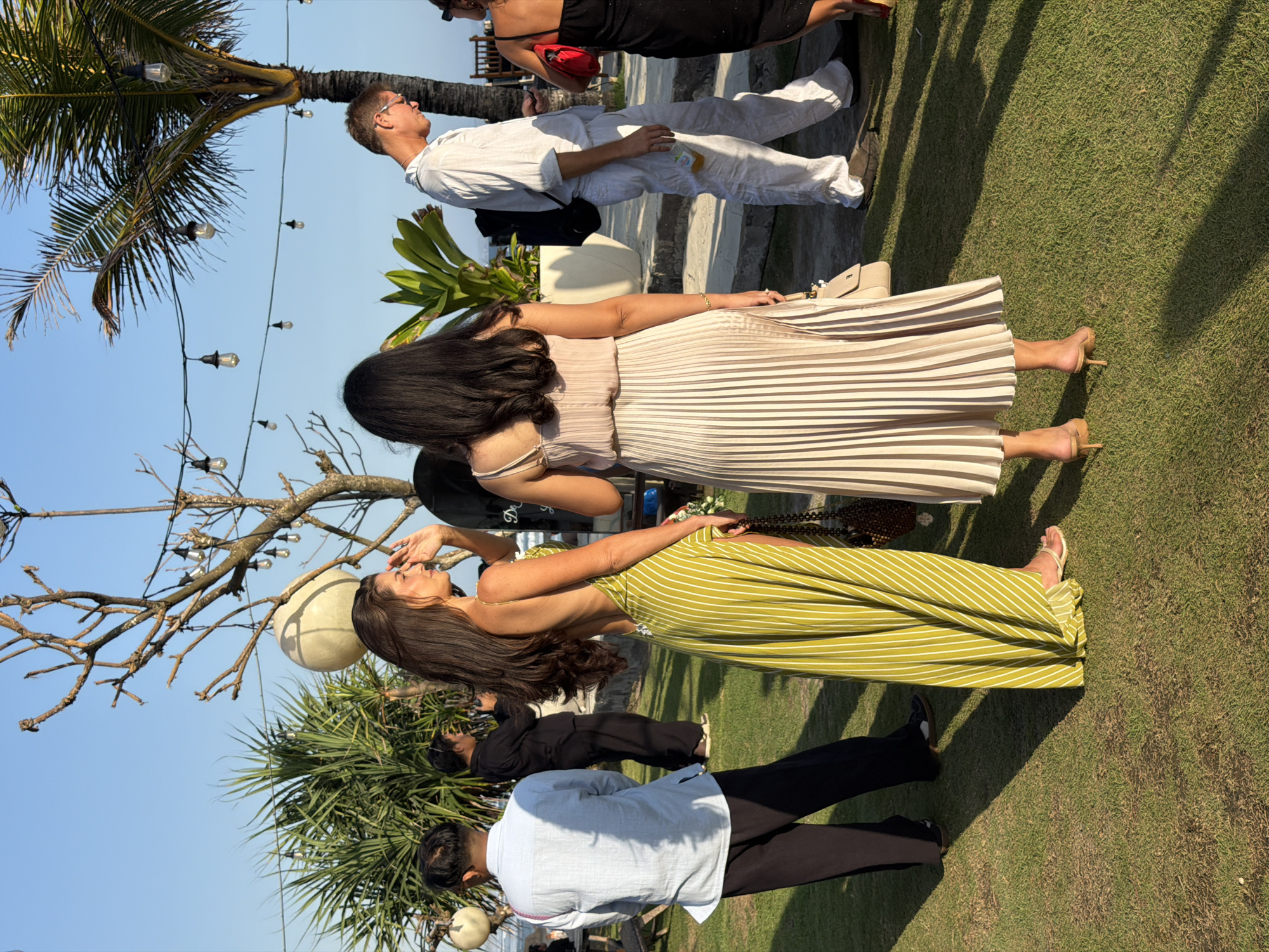 Oceanfront wedding gathering in Mengwi, Bali