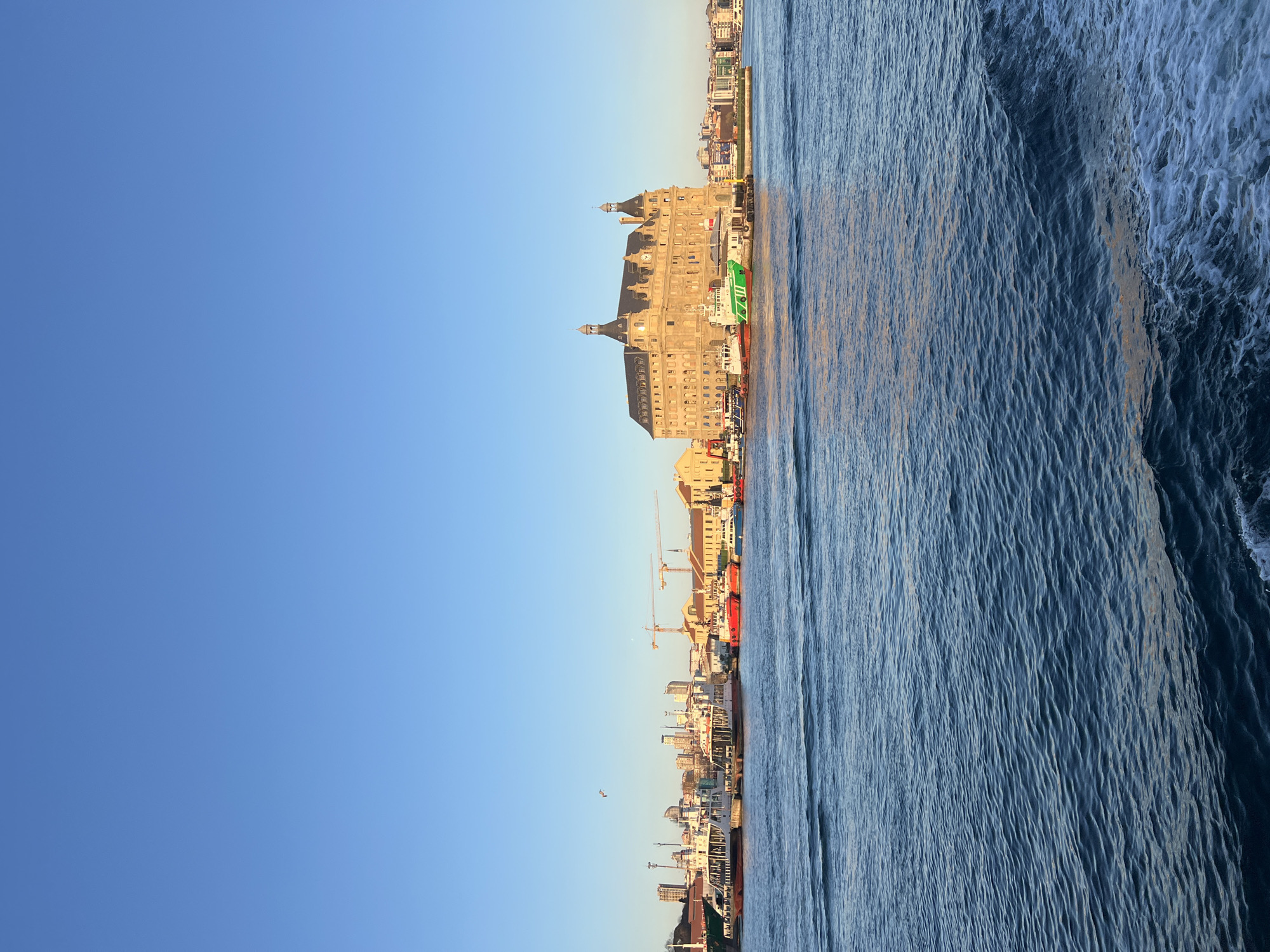 Haydarpaşa Terminal viewed from sea in Istanbul