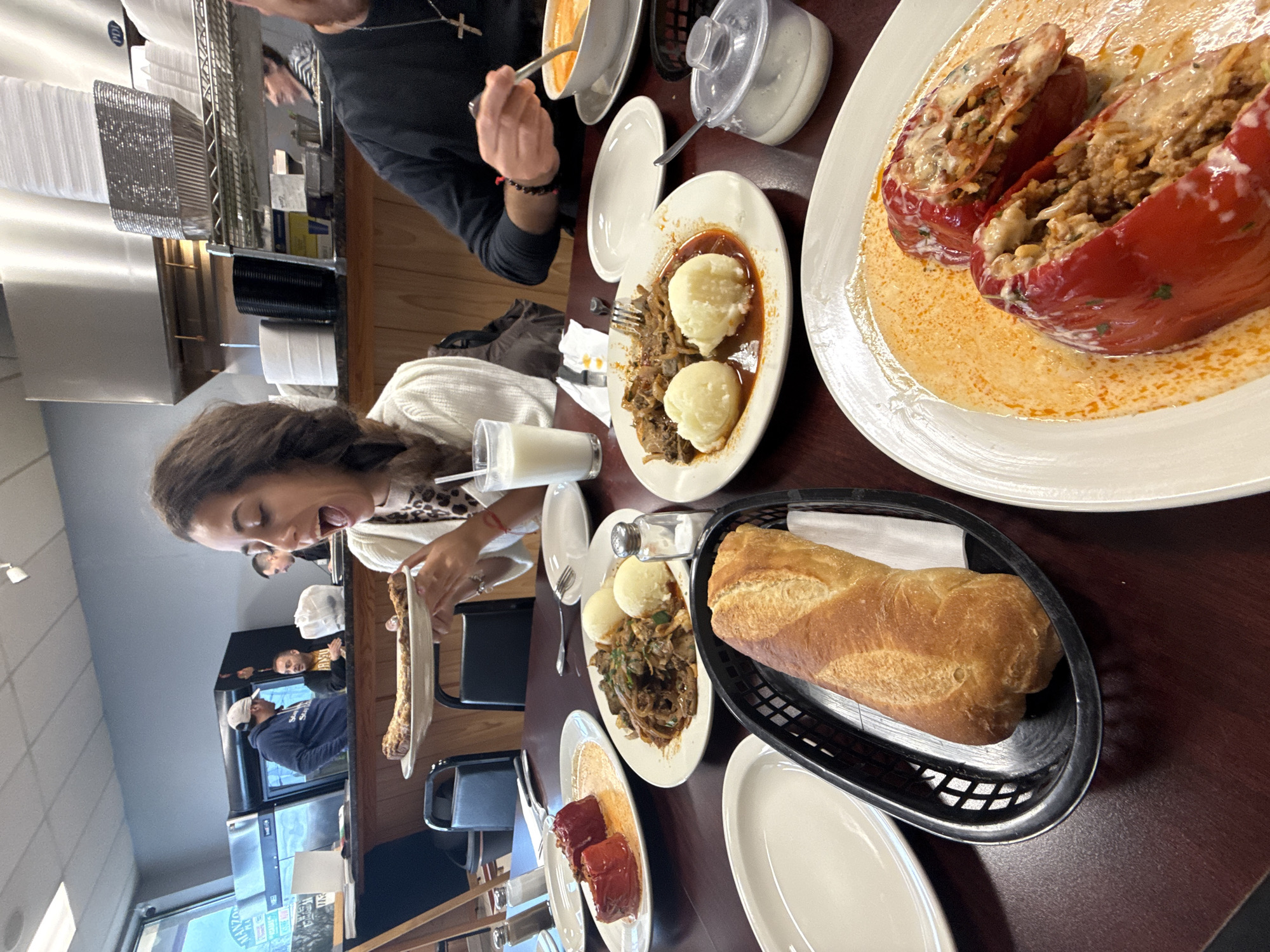 Restaurant diners document comfort food meal in Des Plaines