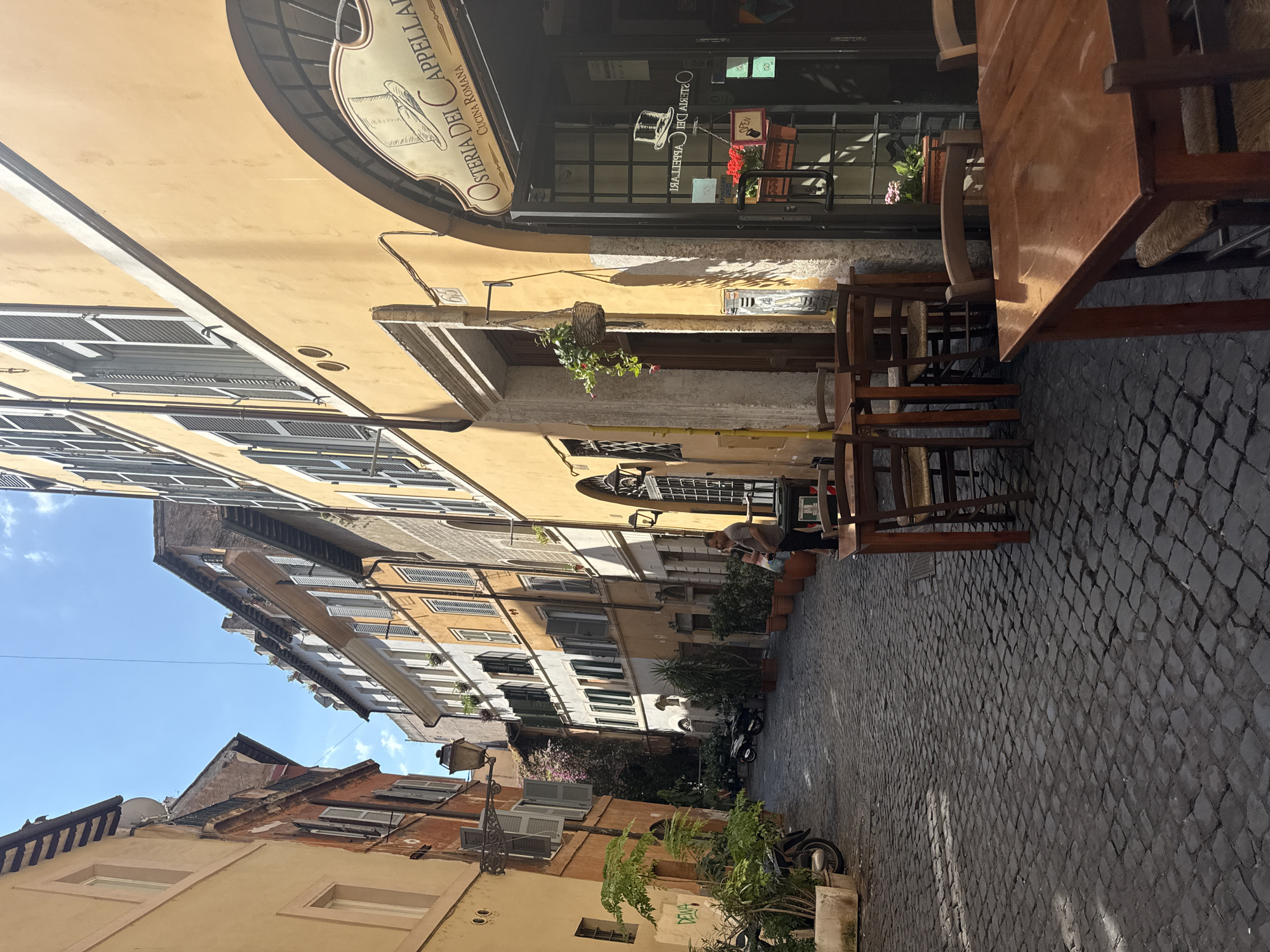 Morning stroll through Rome's historic streets and architecture