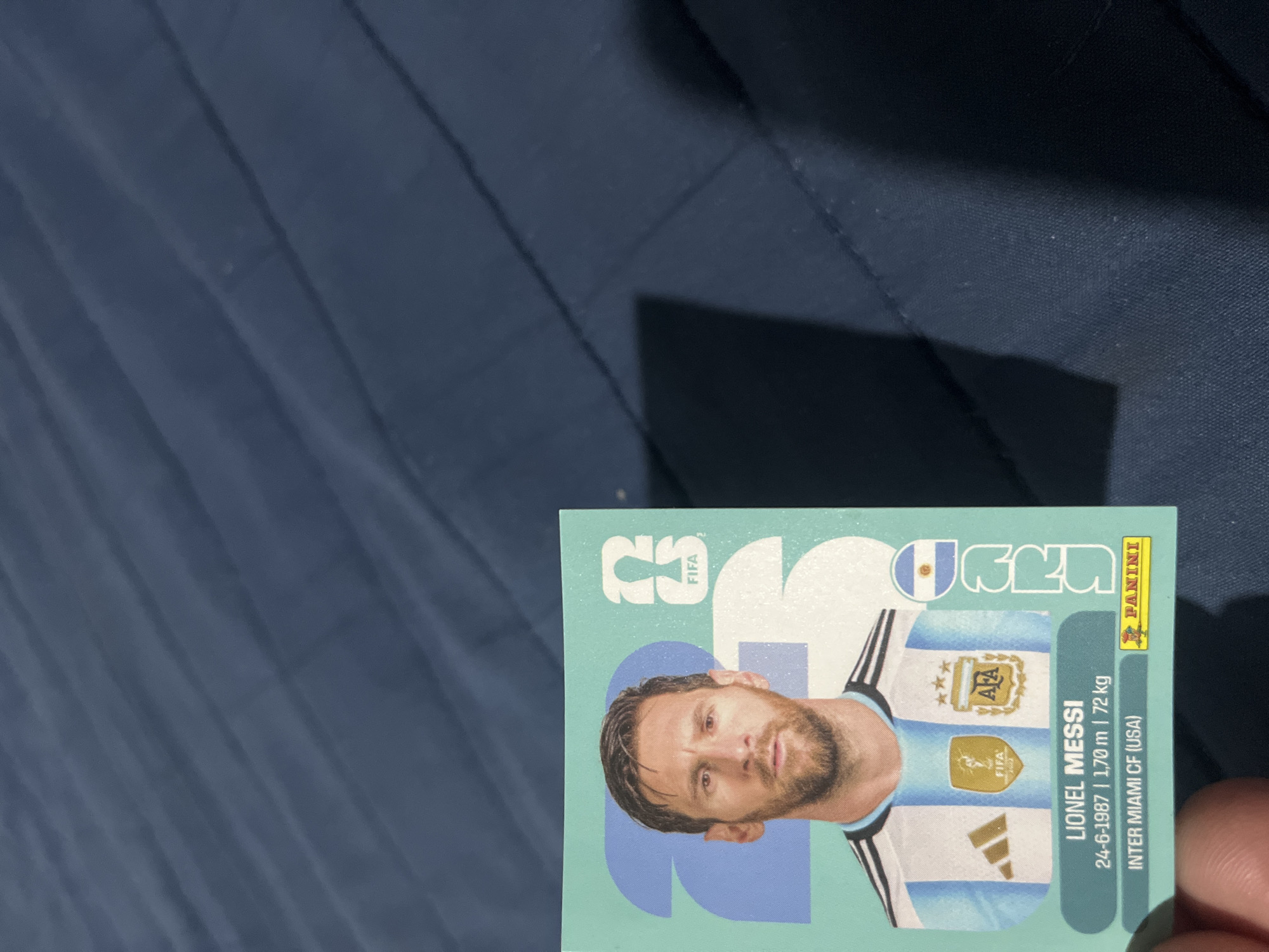 FIFA World Cup sticker collection documented in Buenos Aires