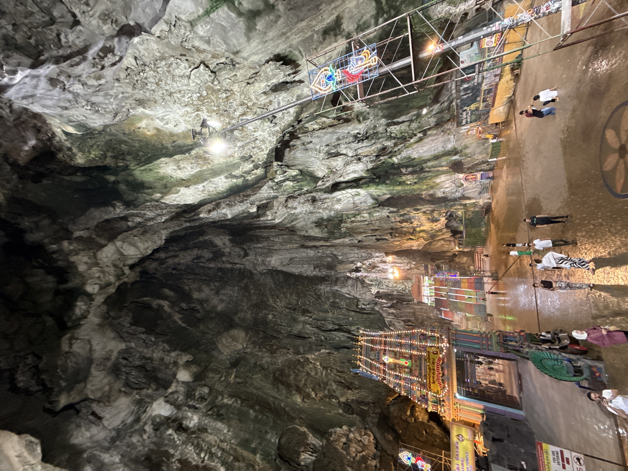 Cave temple with Hindu sculptures documented in Selayang, Malaysia